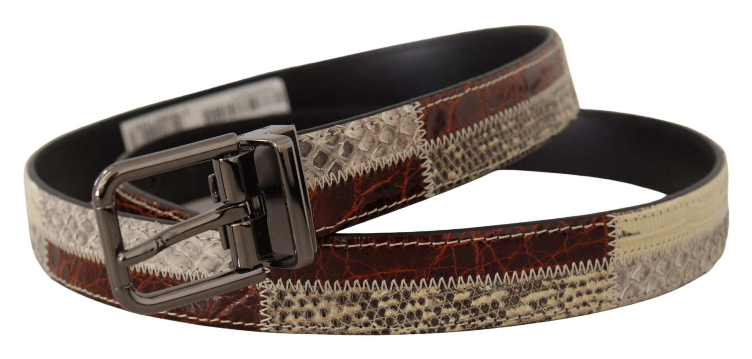Ceinture Dolce & Gabbana patchwork multicolore