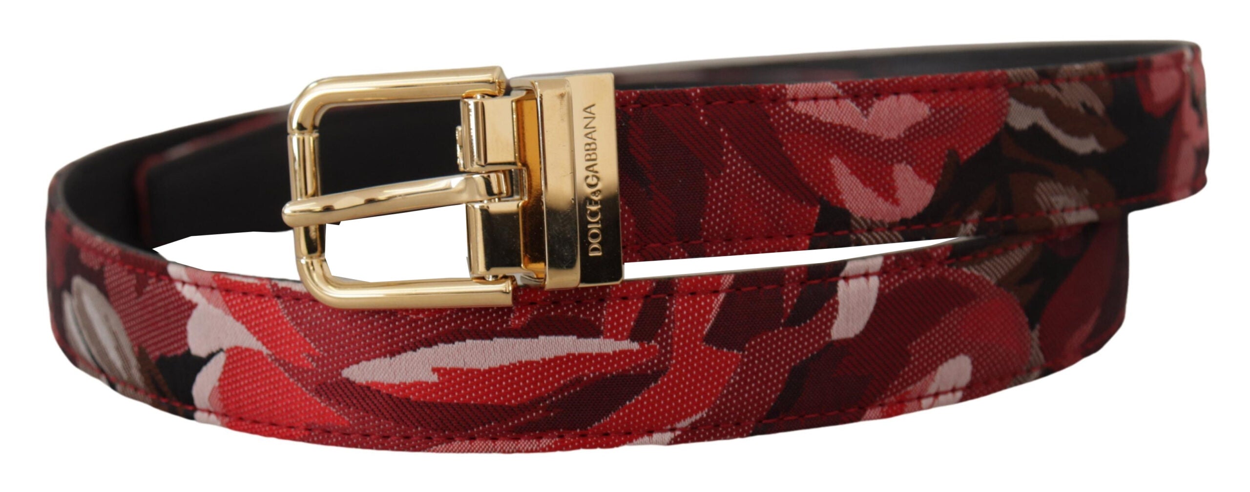 Ceinture Dolce & Gabbana rouge multicolore