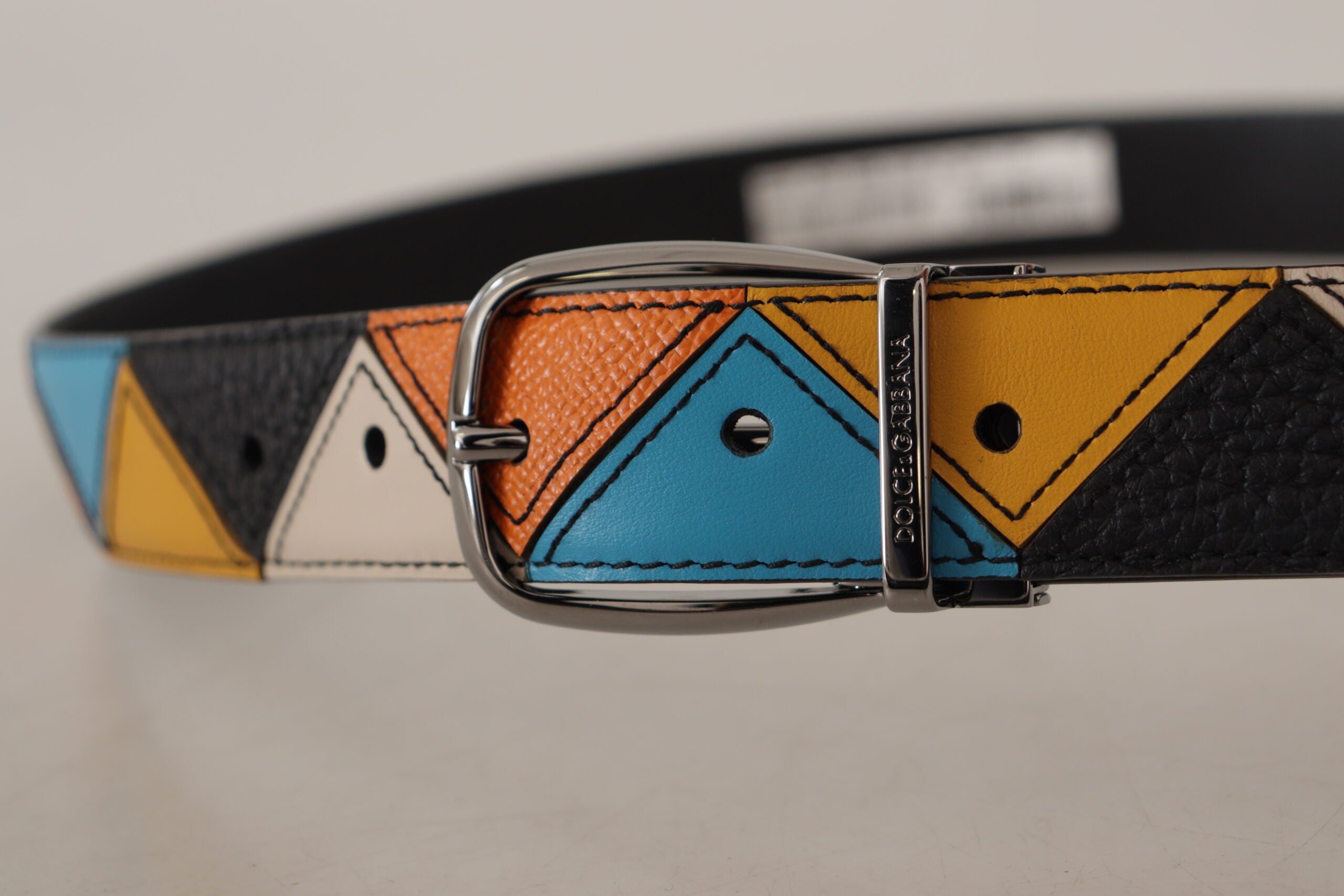 Ceinture Dolce & Gabbana multicolore noire