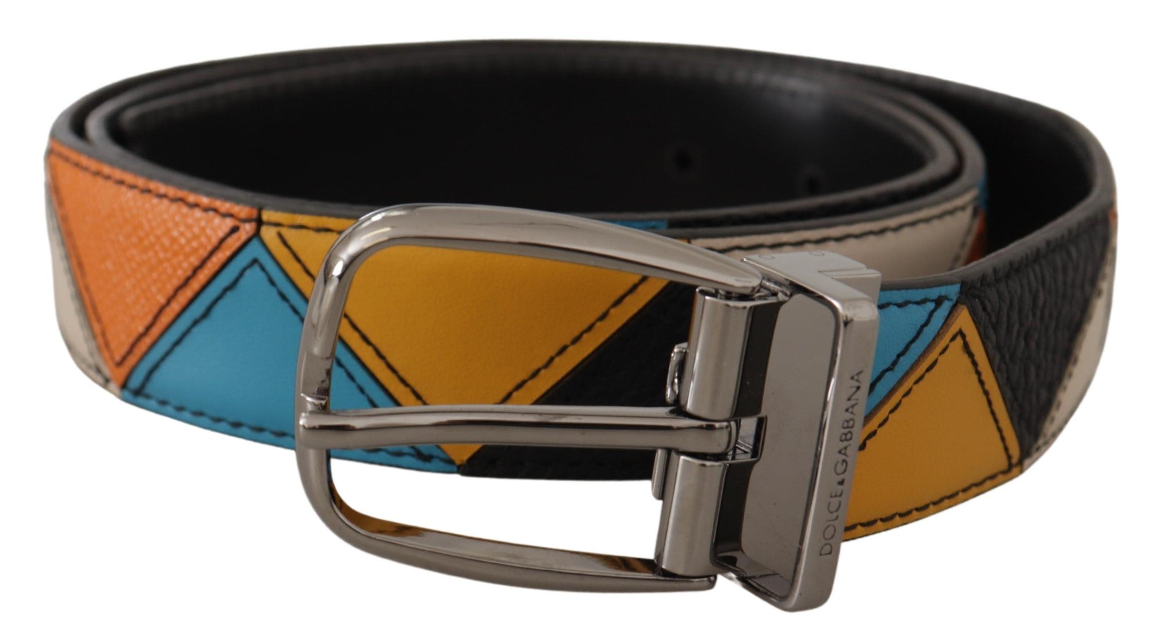 Ceinture Dolce & Gabbana multicolore noire