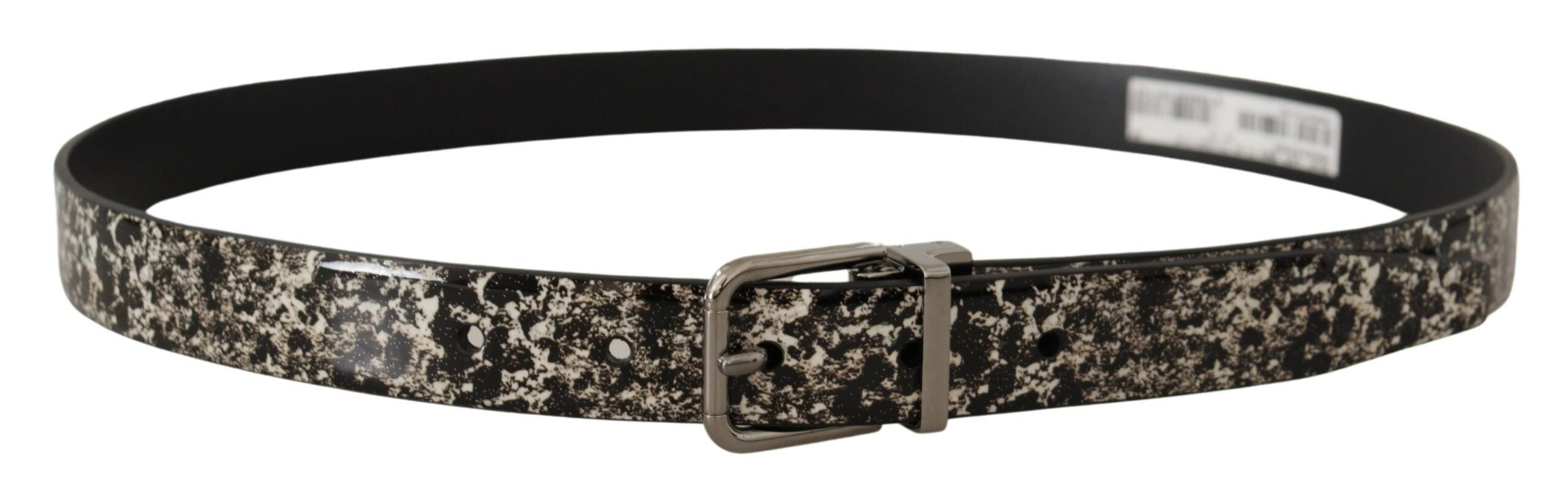 Ceinture Dolce & Gabbana marbrée noire