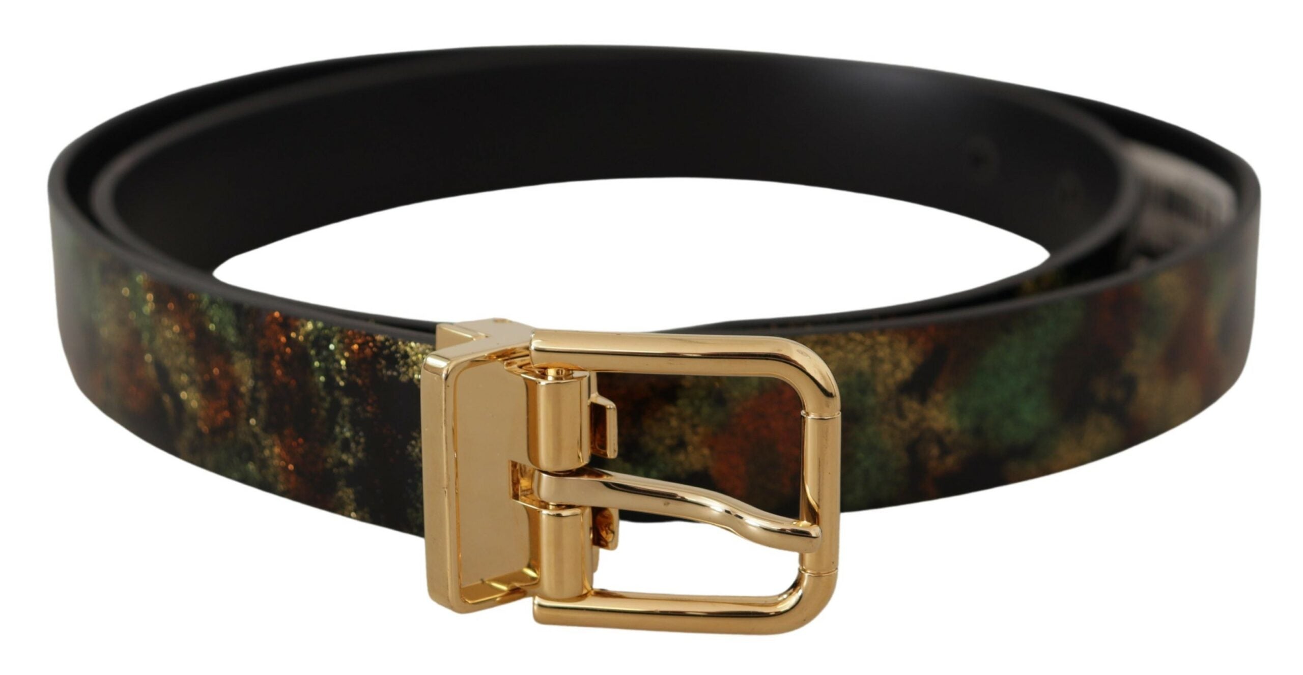 Ceinture Dolce & Gabbana noire et verte