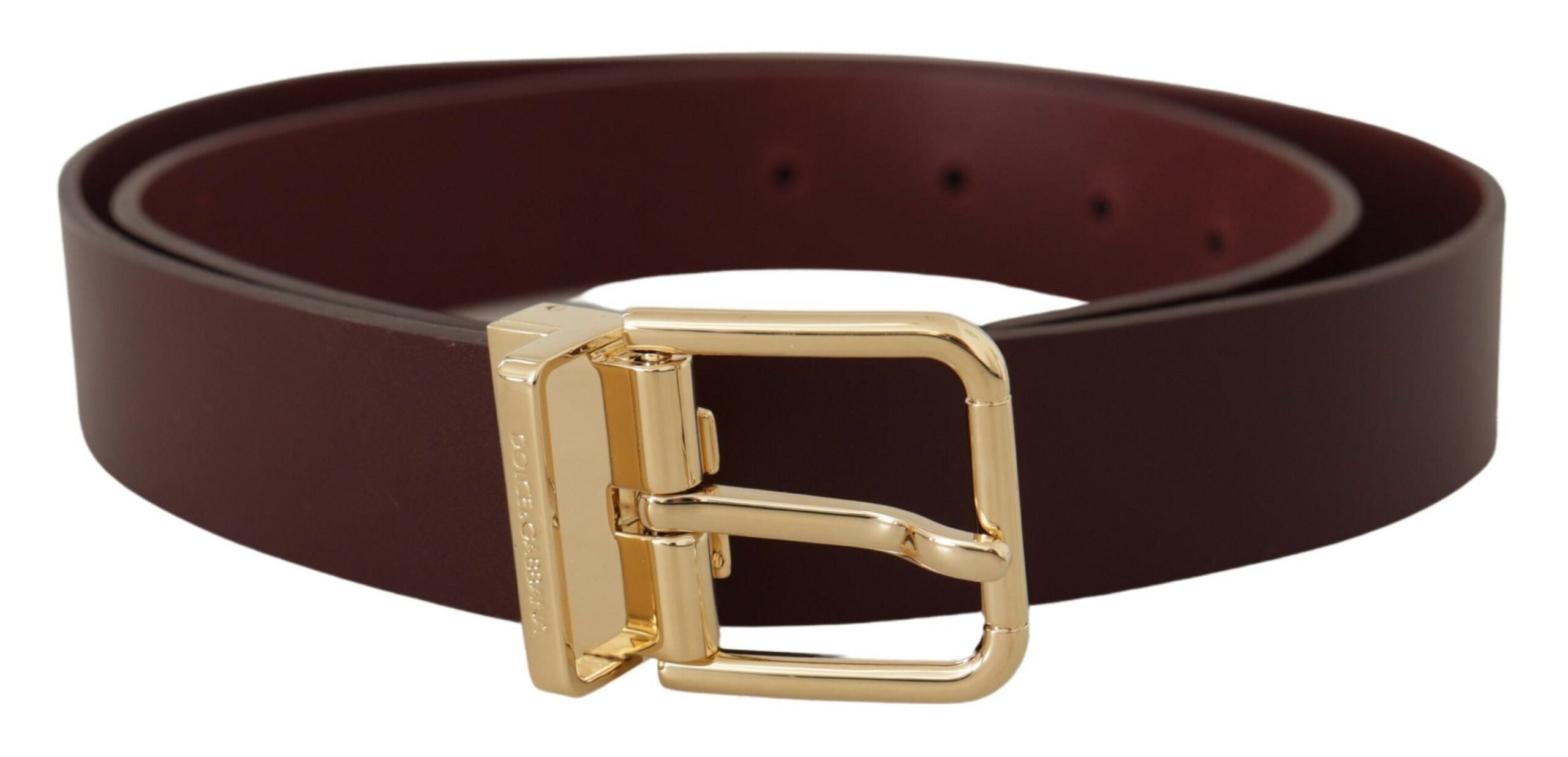 Ceinture Dolce & Gabbana en cuir maron
