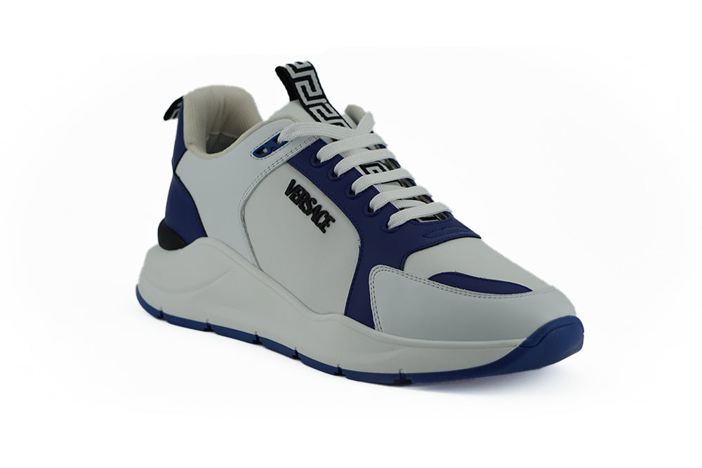 Baskets Versace bleues et blanches