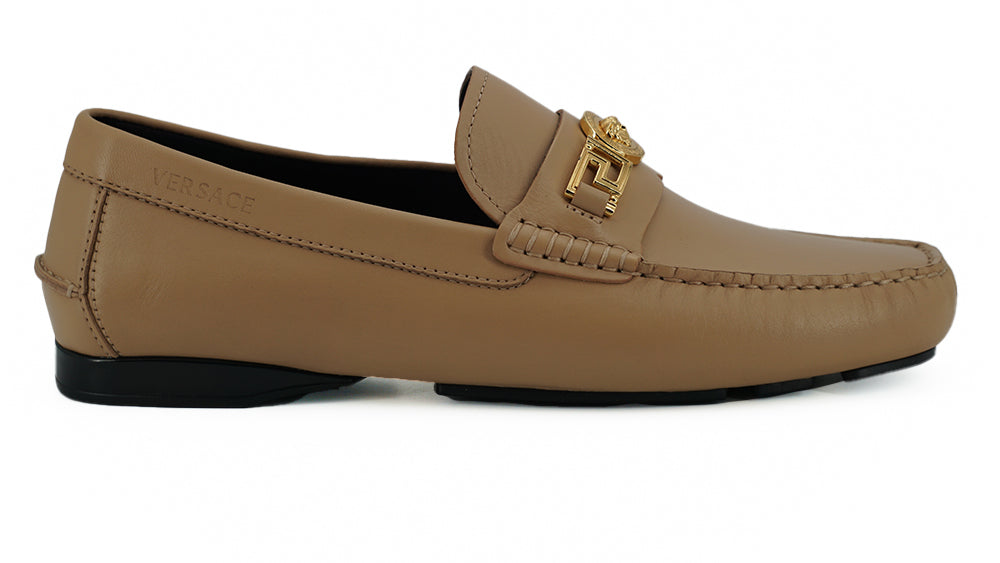 Loafers Versace Medusa beiges