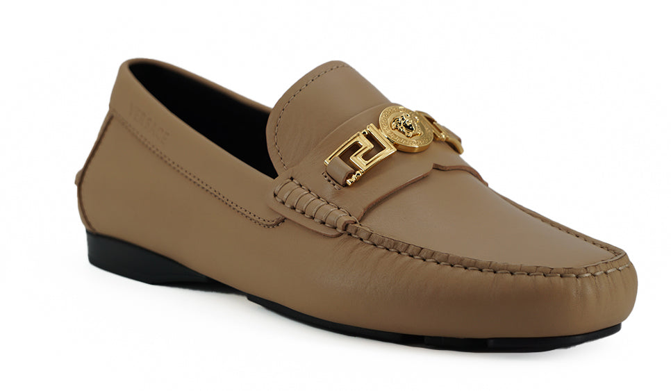 Loafers Versace Medusa beiges