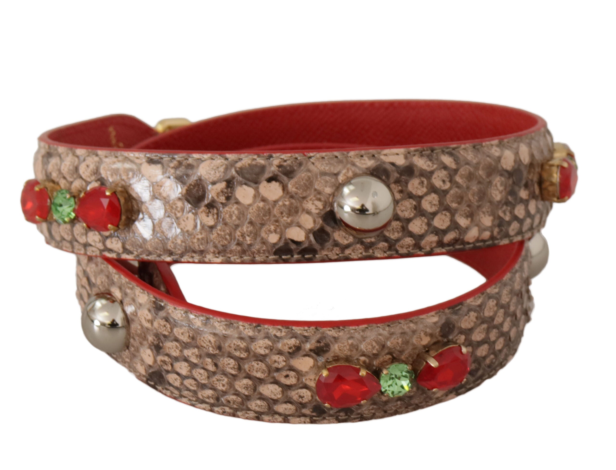 Sangle Dolce & Gabbana en cuir marron