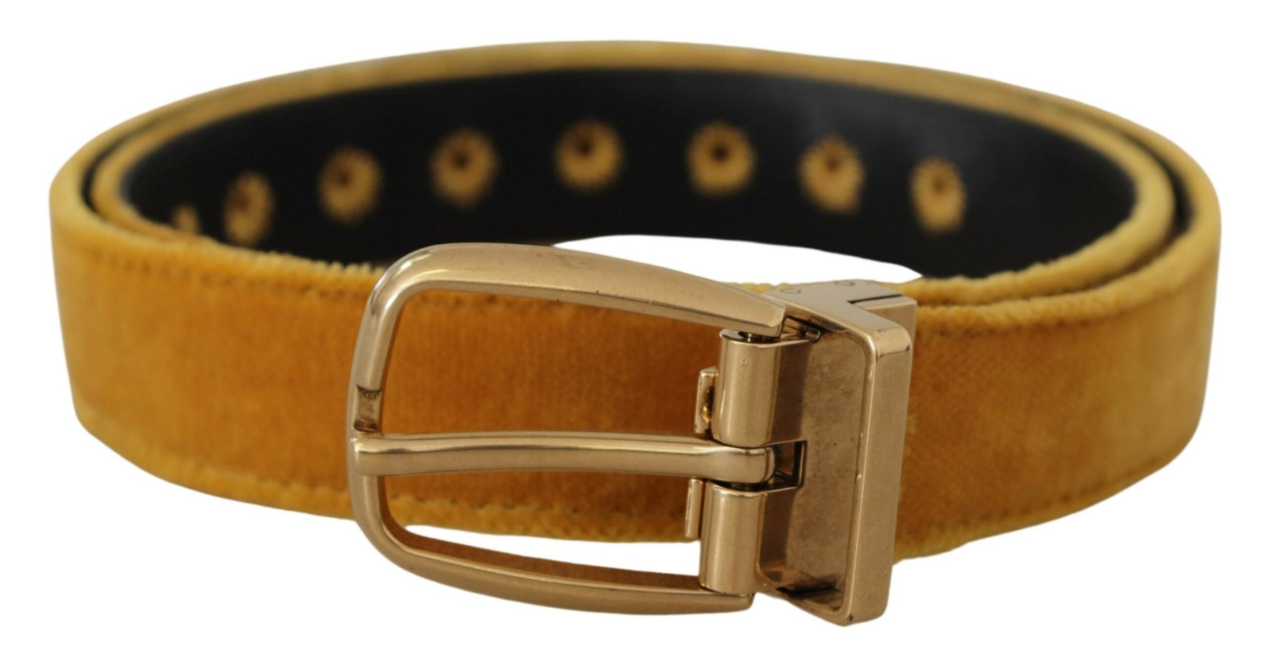 Ceinture Dolce & Gabbana velours dorée