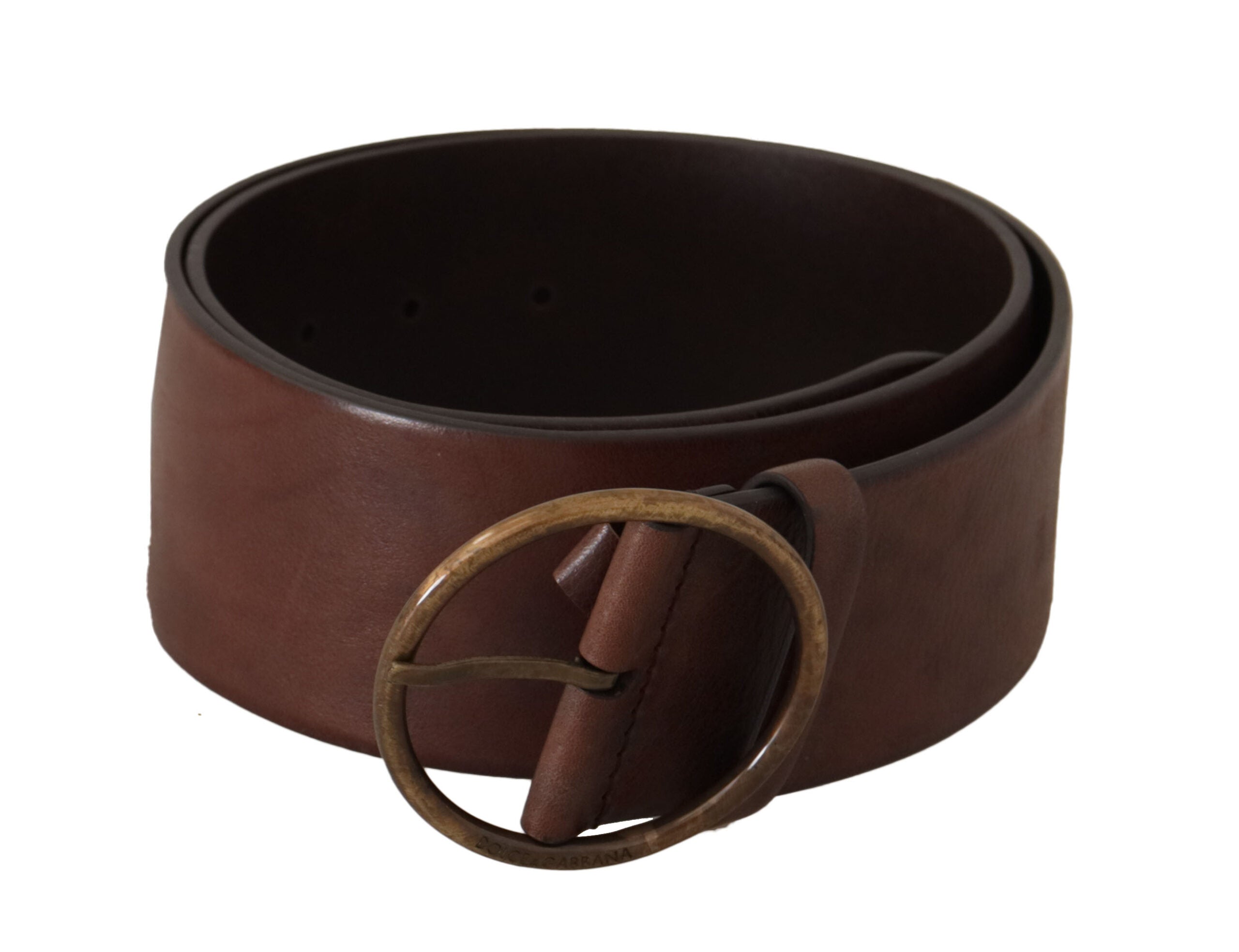 Ceinture Dolce & Gabbana marron foncé