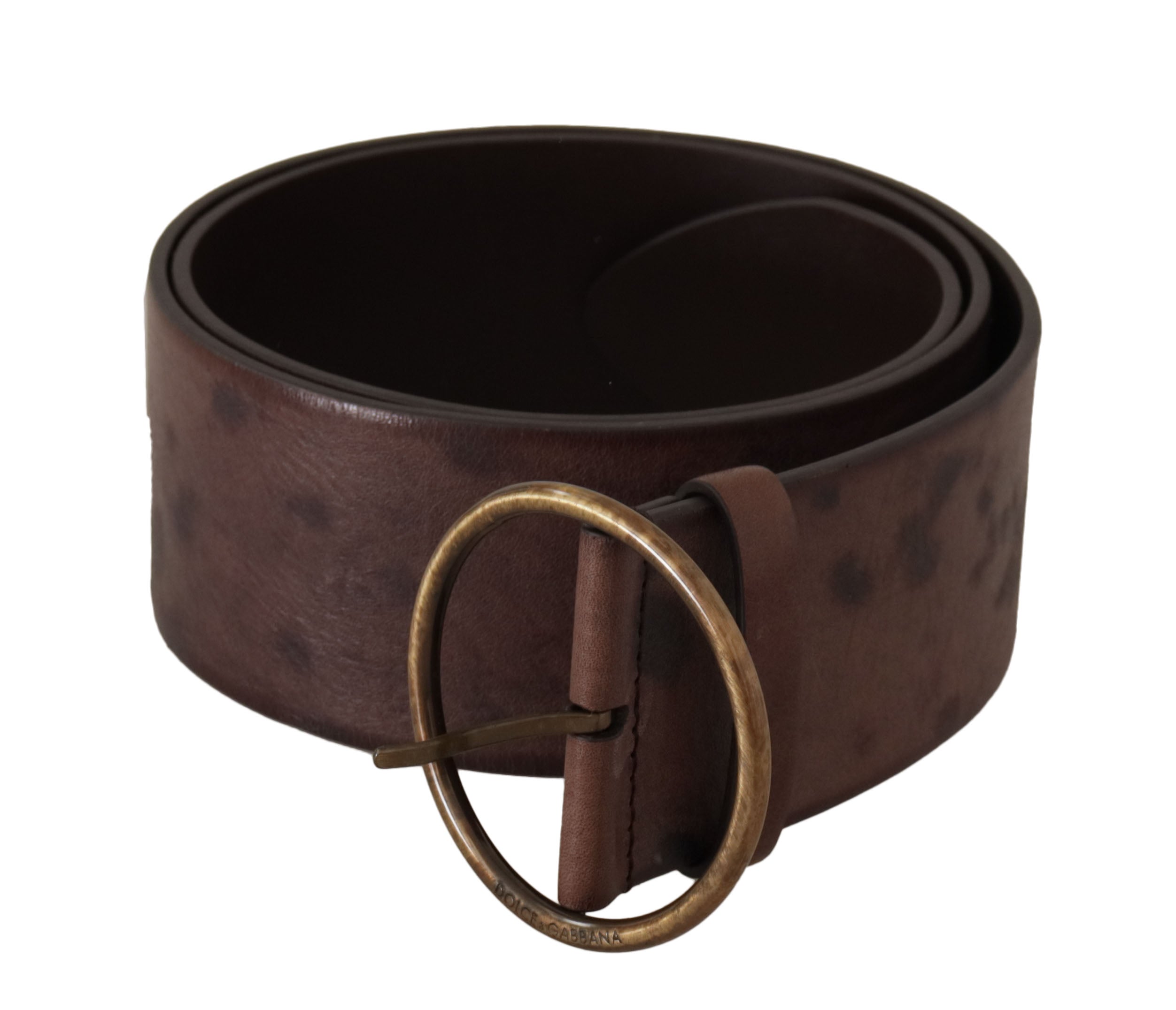 Ceinture Dolce & Gabbana marron foncé