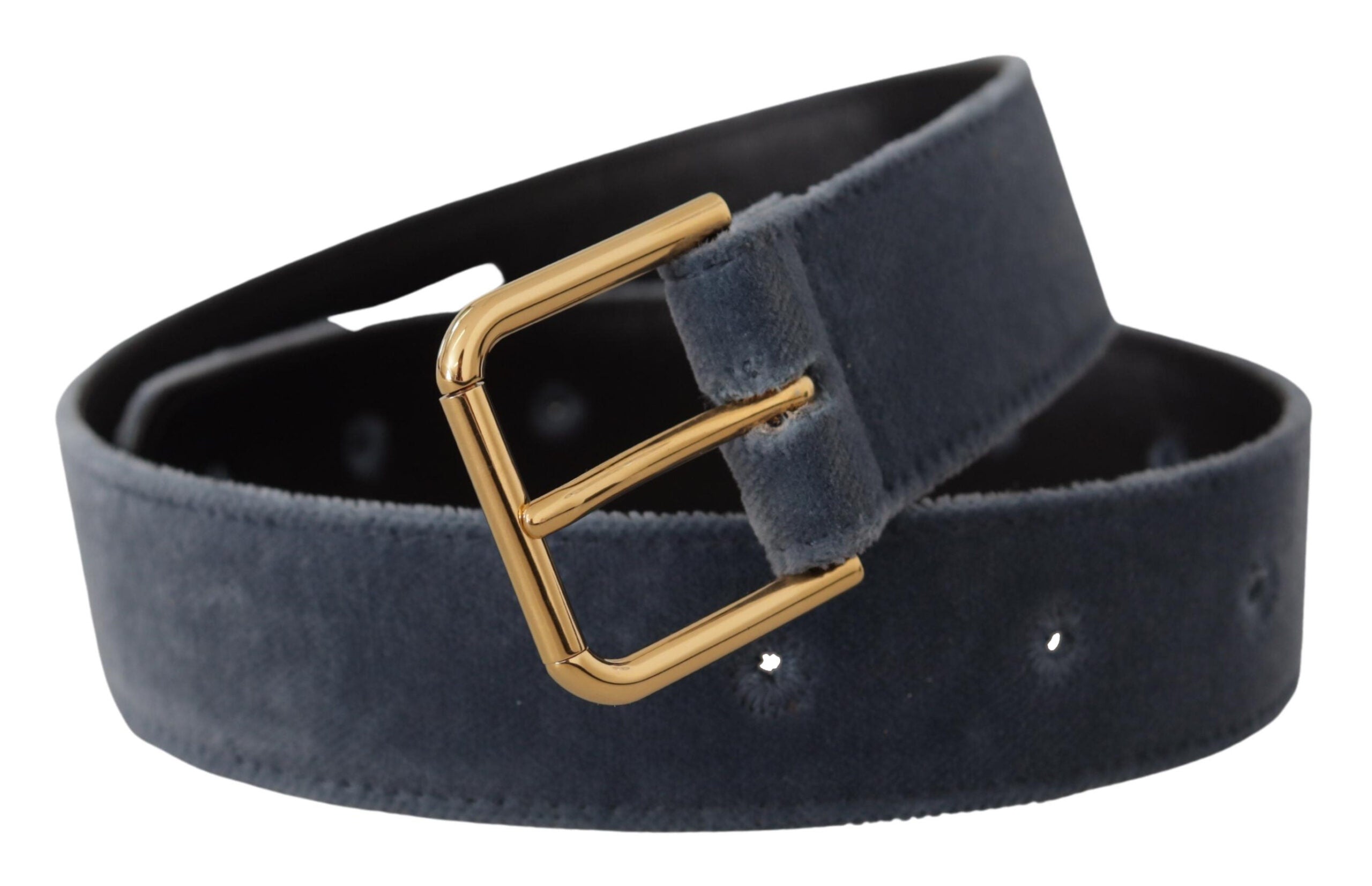 Ceinture Dolce & Gabbana en velours bleu marine