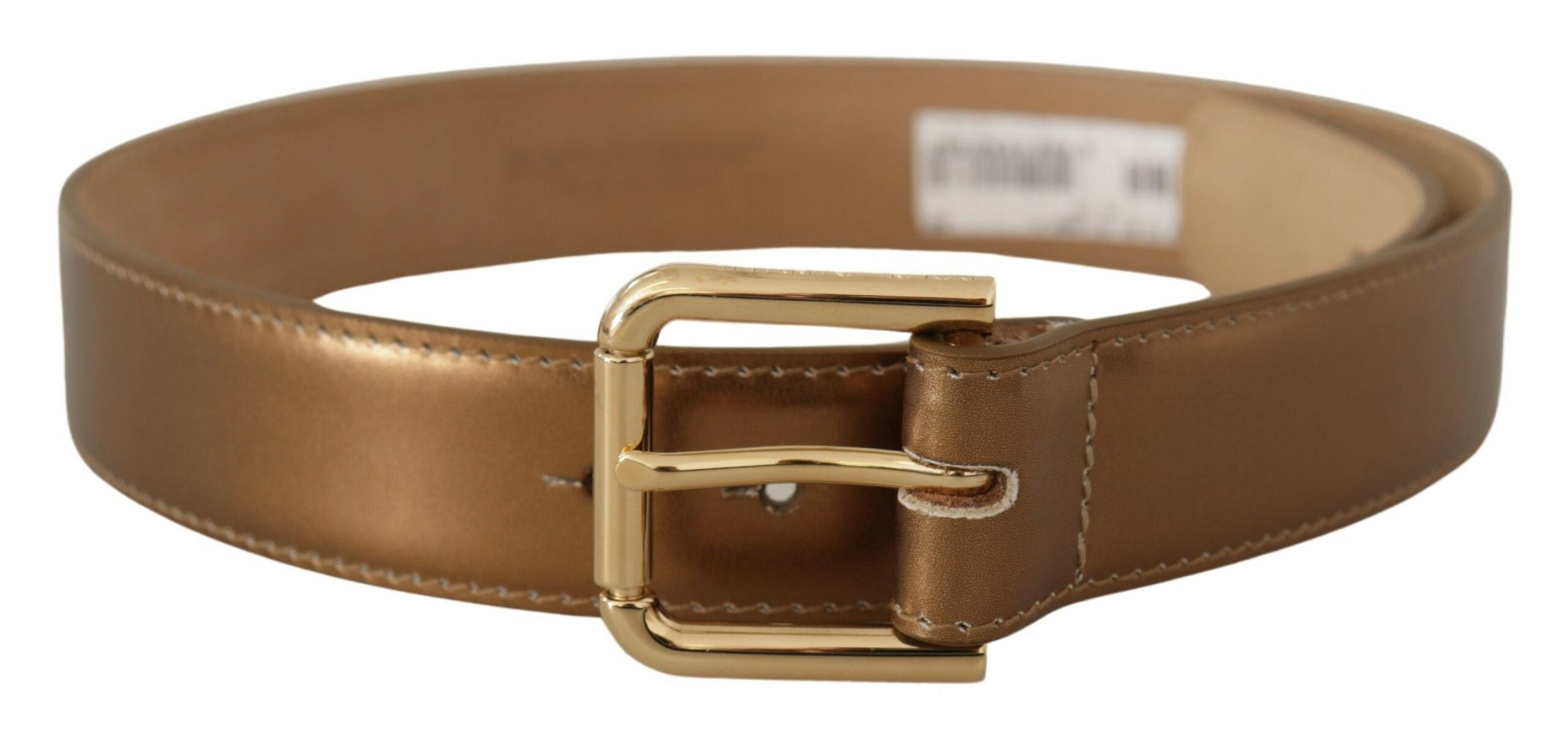 Ceinture Dolce & Gabbana en cuir bronze