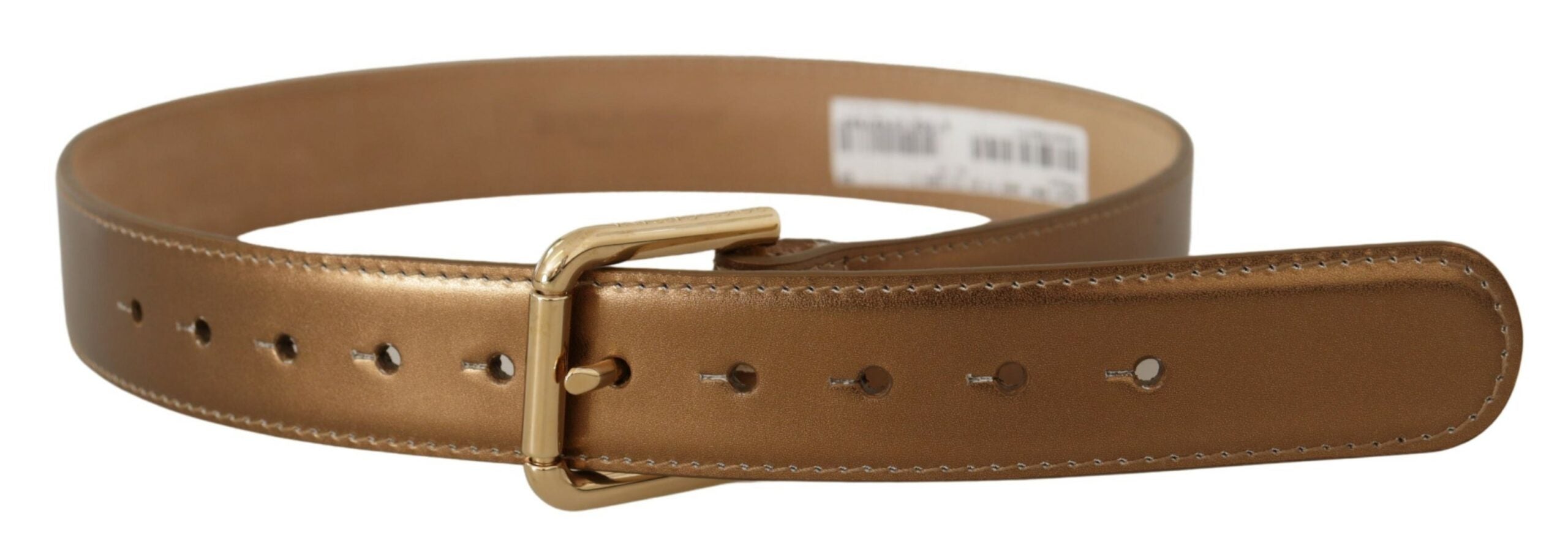 Ceinture Dolce & Gabbana en cuir bronze