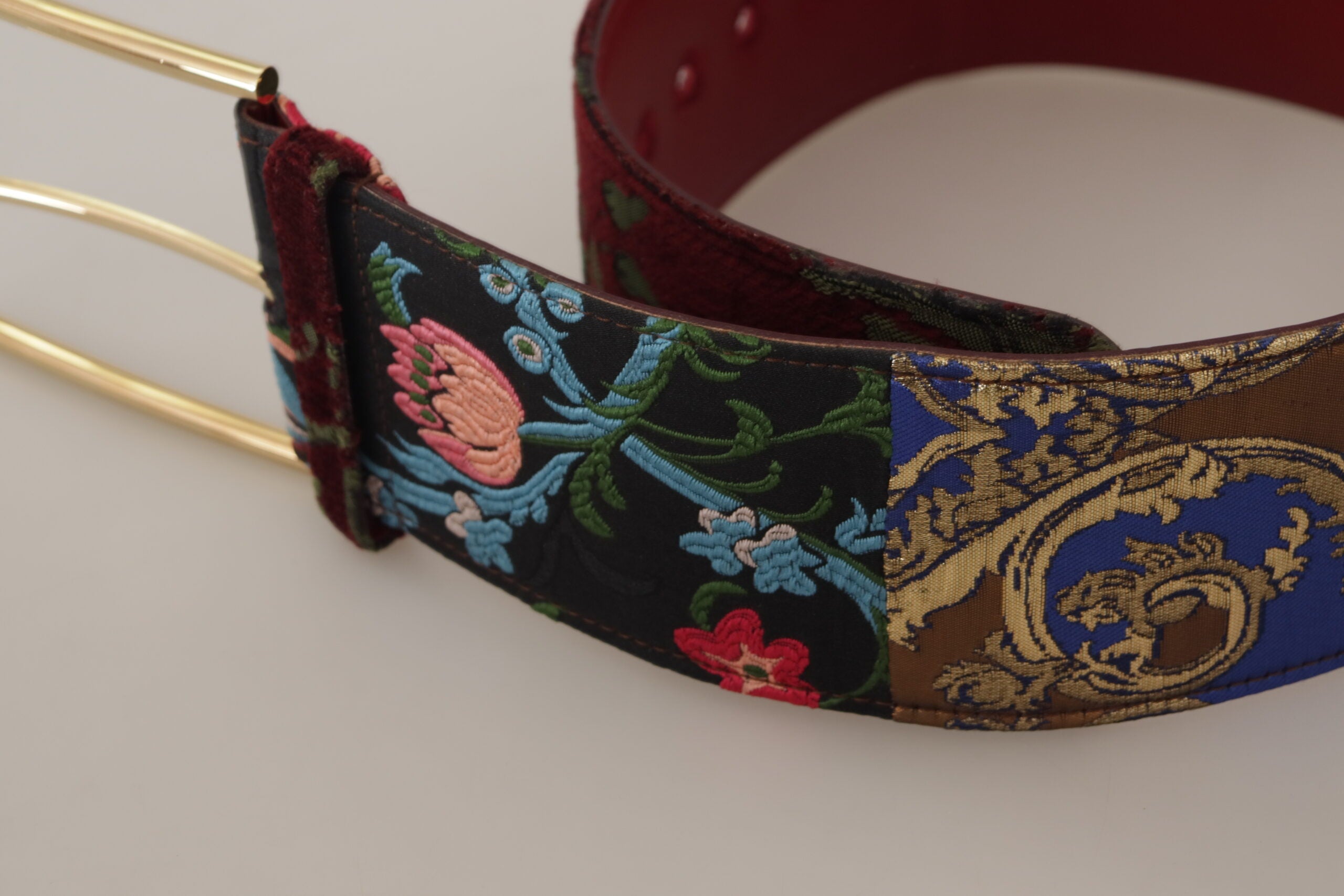 Ceinture Dolce & Gabbana rouge multicolore