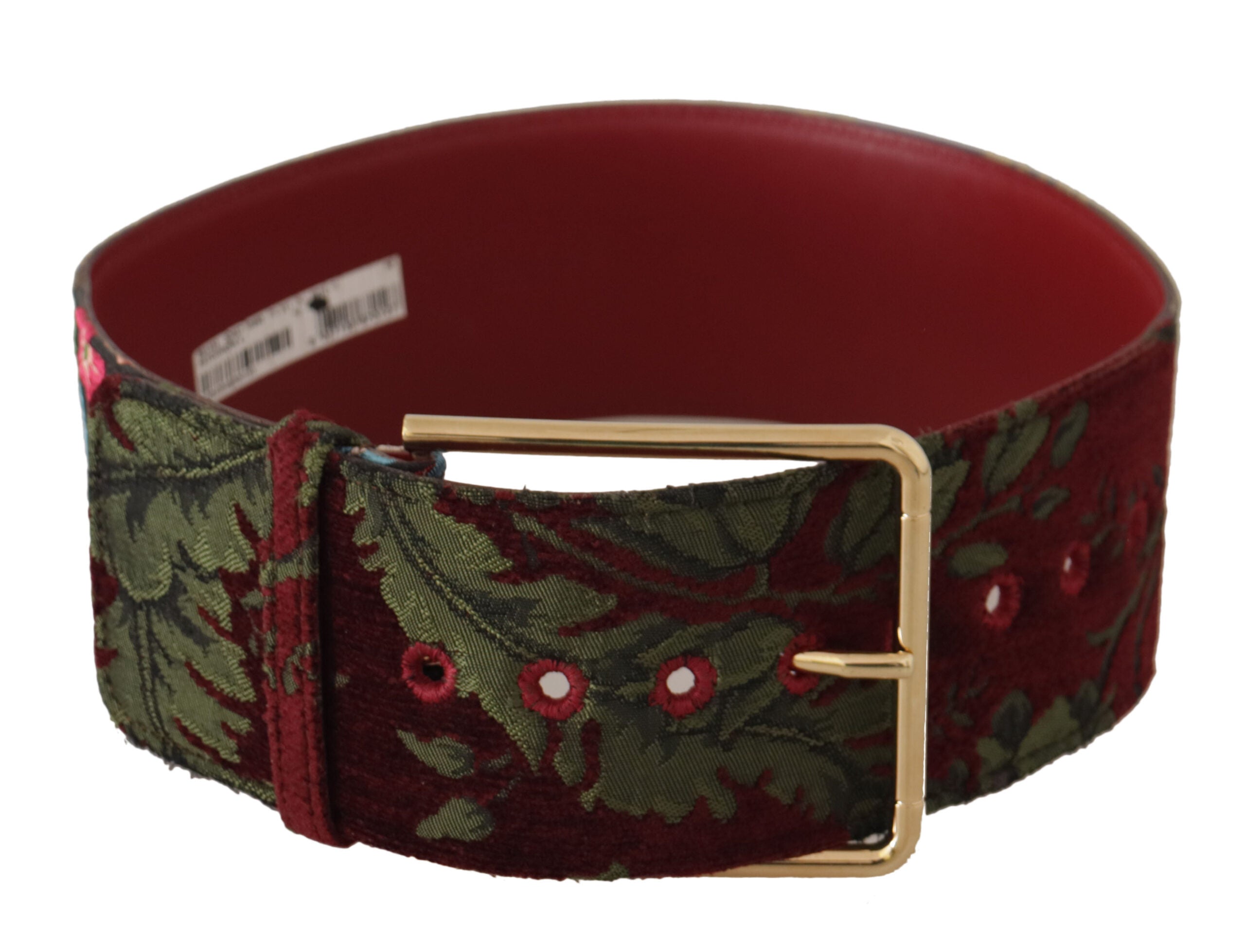 Ceinture Dolce & Gabbana rouge multicolore