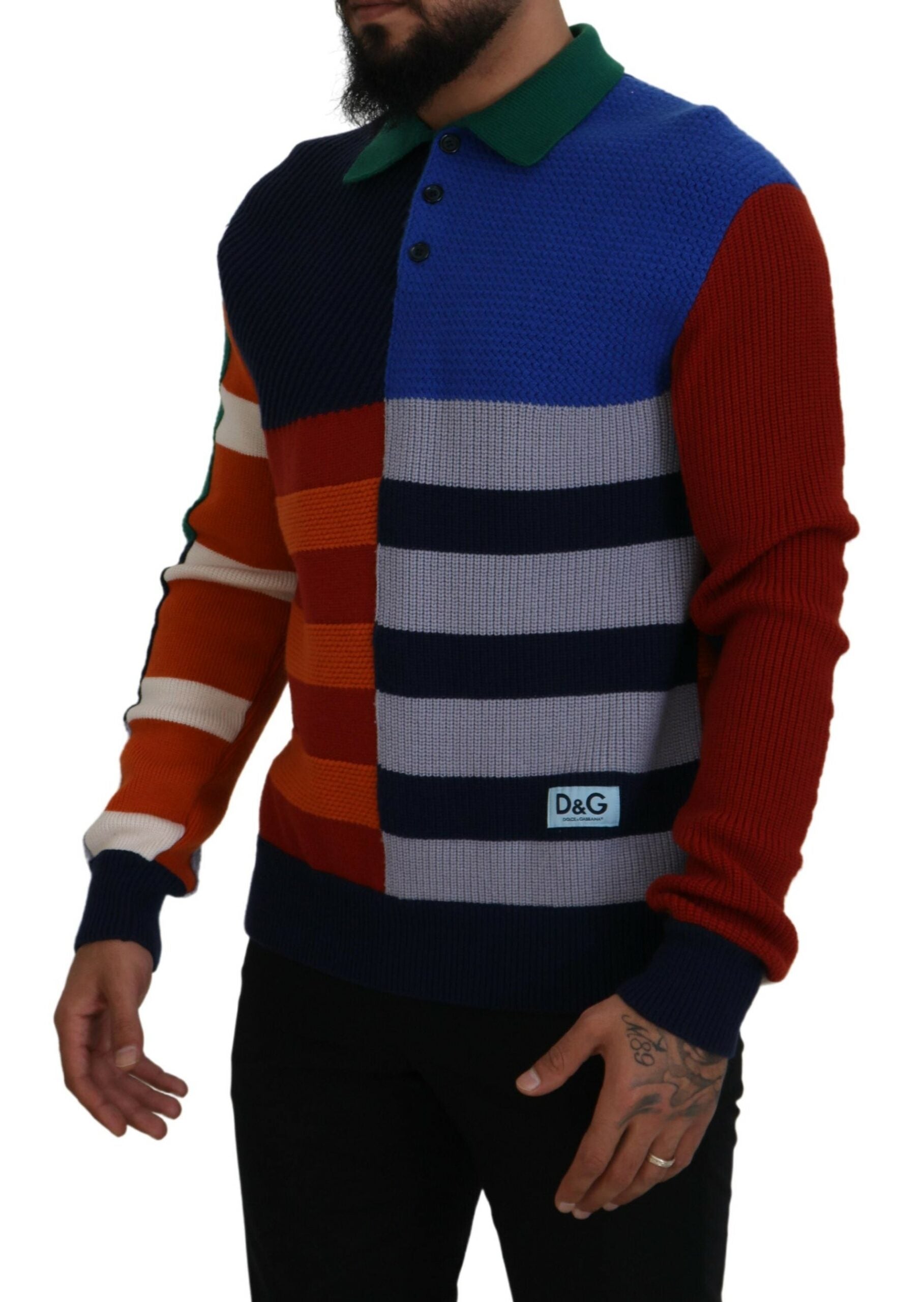 Pull Dolce & Gabbana multicolore rayé
