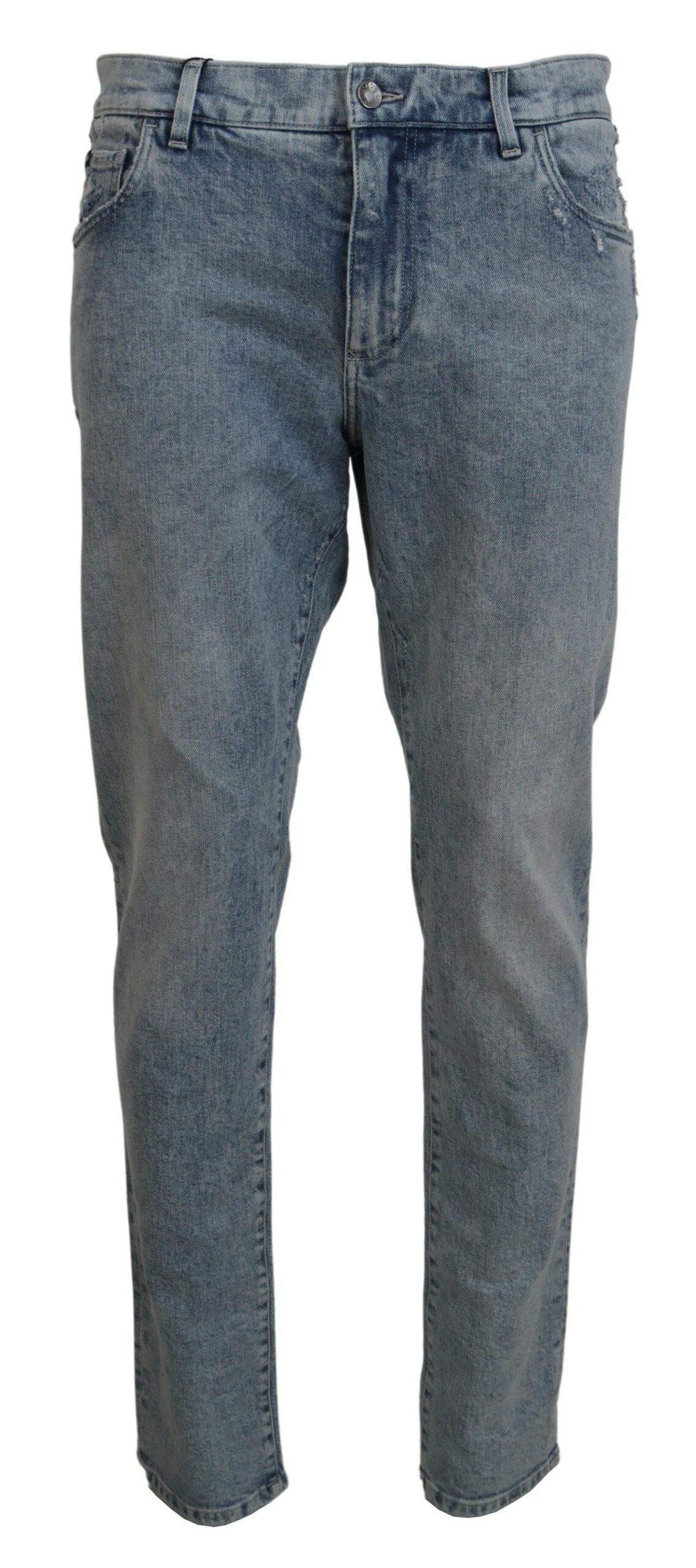 Jeans Dolce & Gabbana slim bleu clair