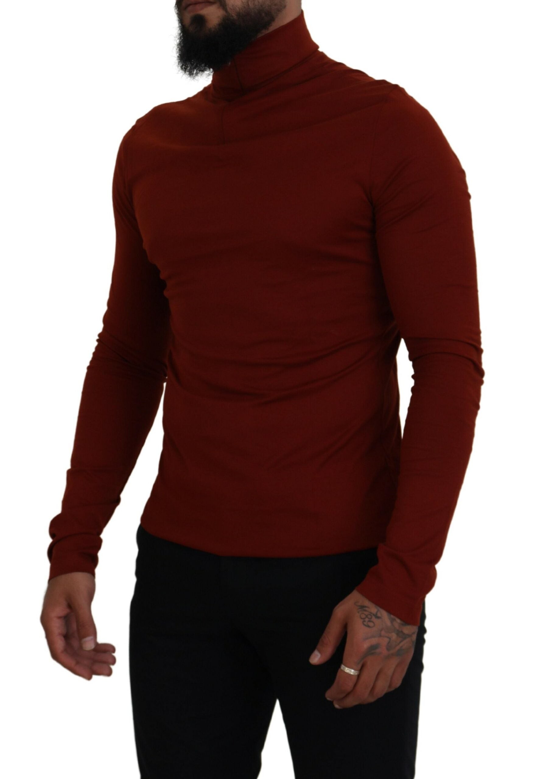 Pull Dolce & Gabbana zip maroon
