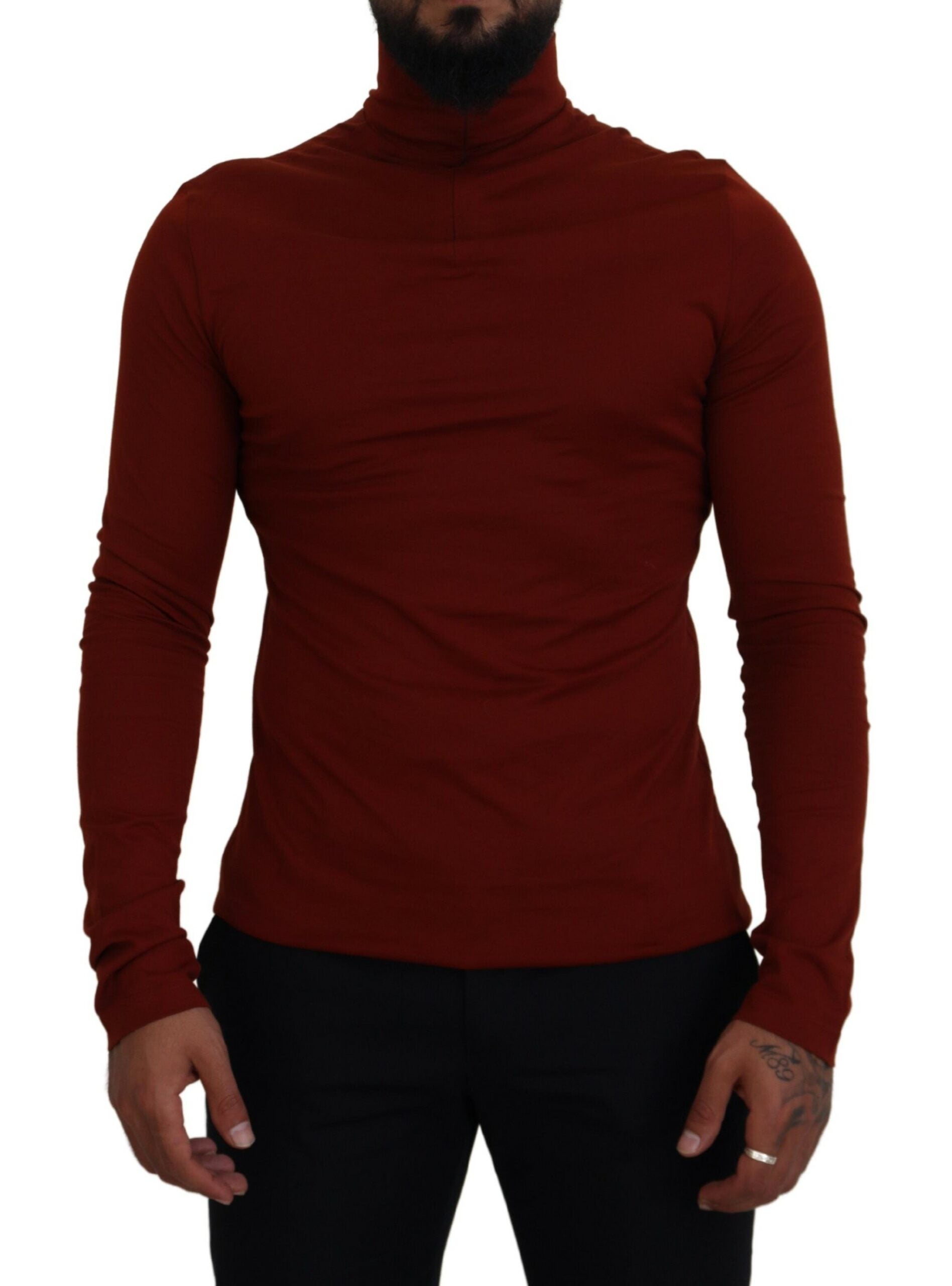 Pull Dolce & Gabbana zip maroon