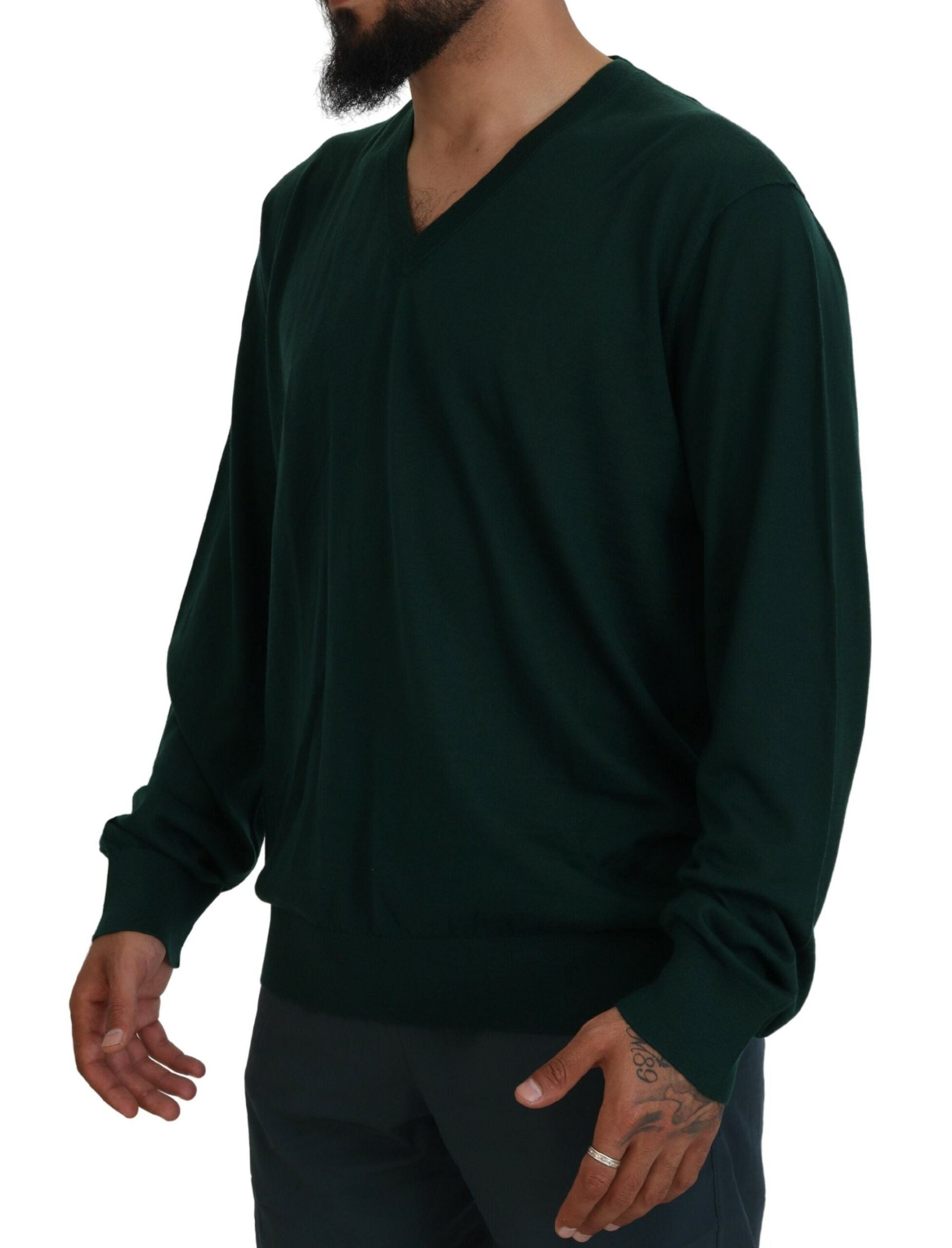 Pull DOLCE & GABBANA V-neck vert