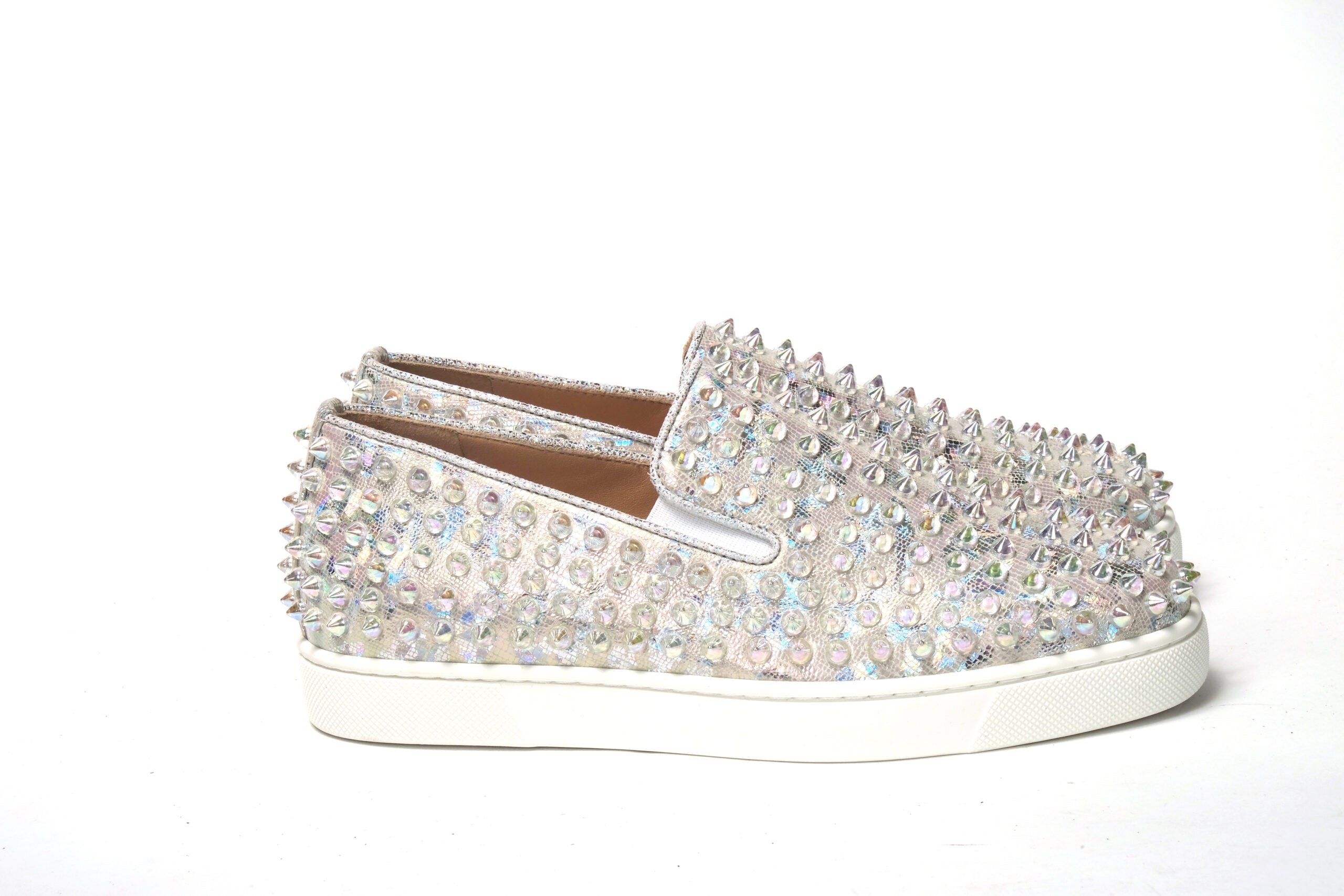 Baskets Christian Louboutin Roller Boat blanches