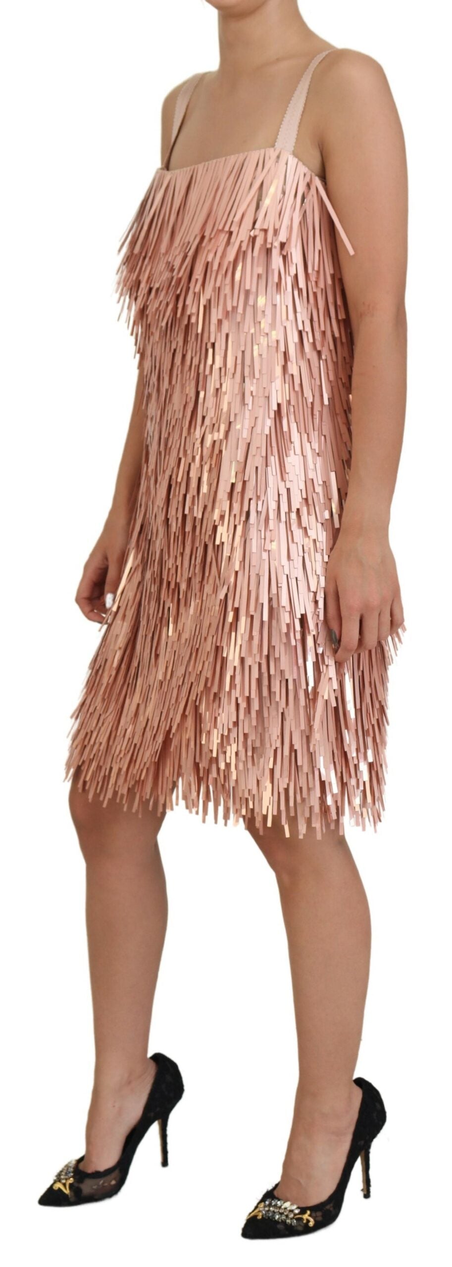 Robe DOLCE & GABBANA A-line rose Dolce & Gabbana