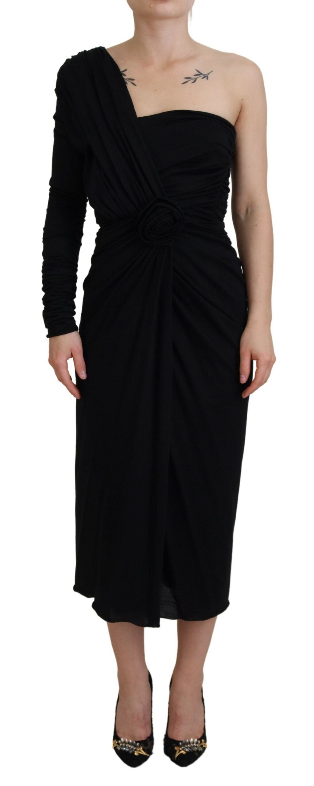 Robe DOLCE & GABBANA Sheath noire Dolce & Gabbana