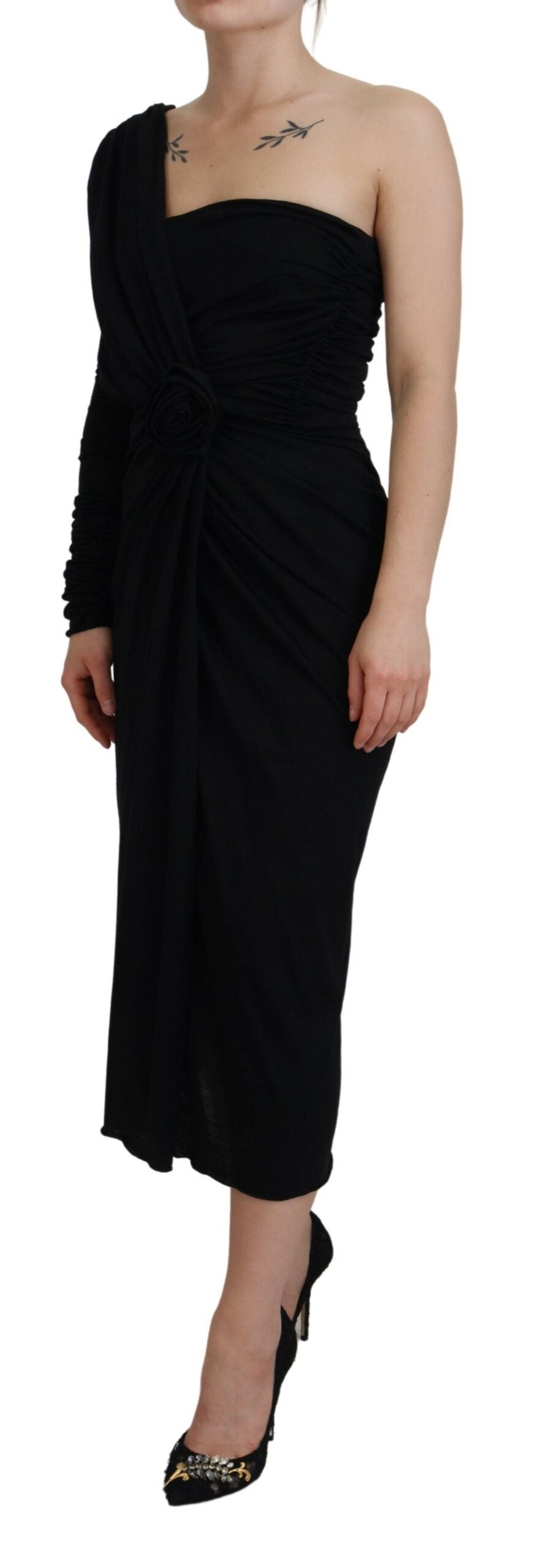 Robe DOLCE & GABBANA Sheath noire Dolce & Gabbana