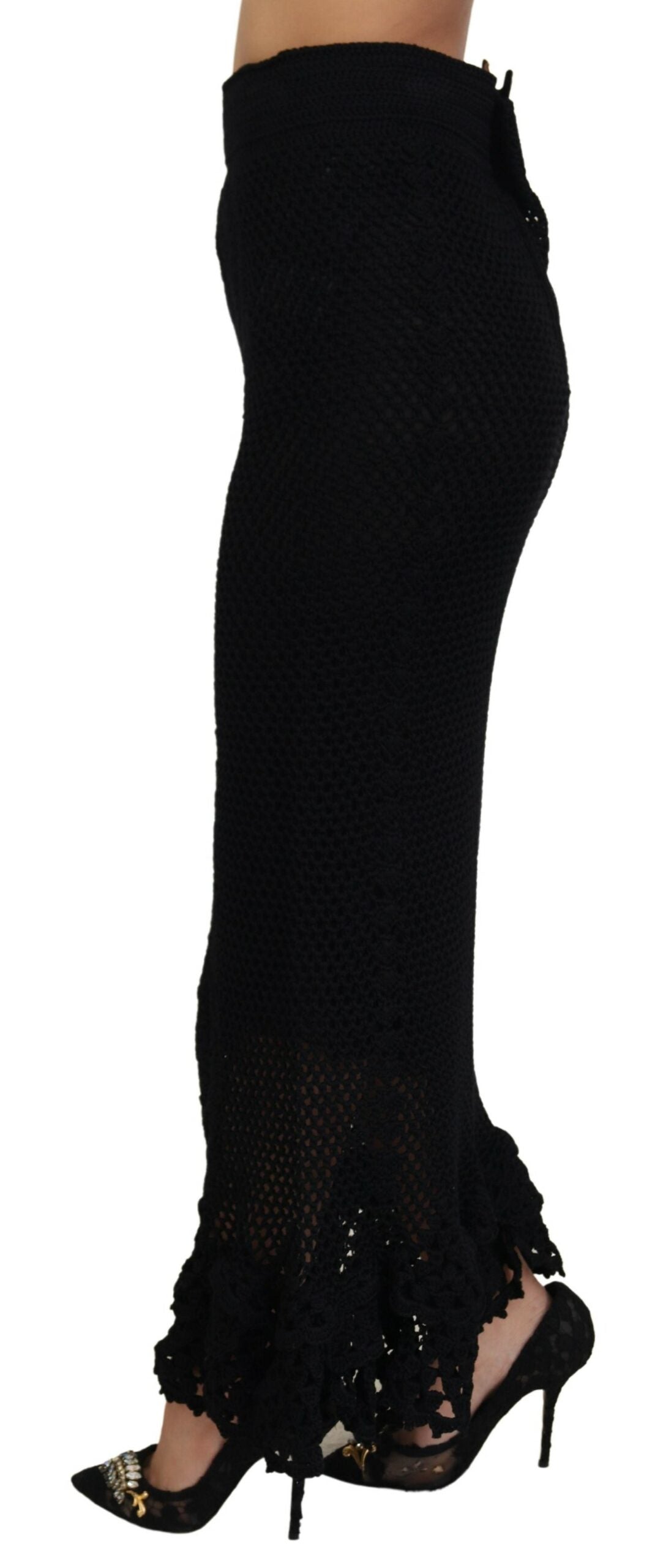 Jupe DOLCE & GABBANA Haute Taille Noire