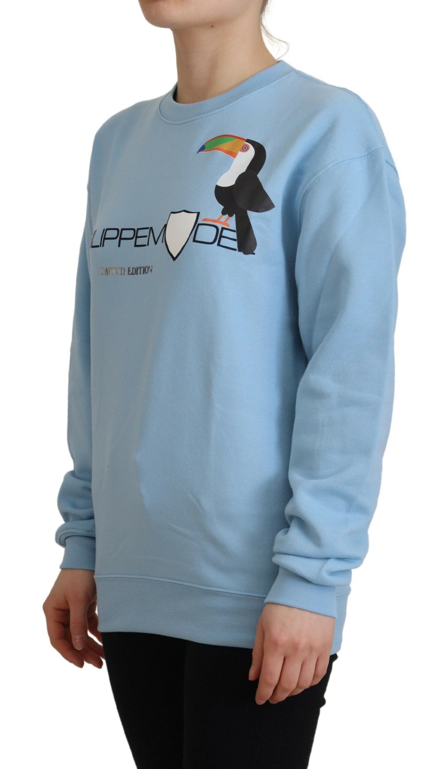 Pull Philippe Model logo bleu clair