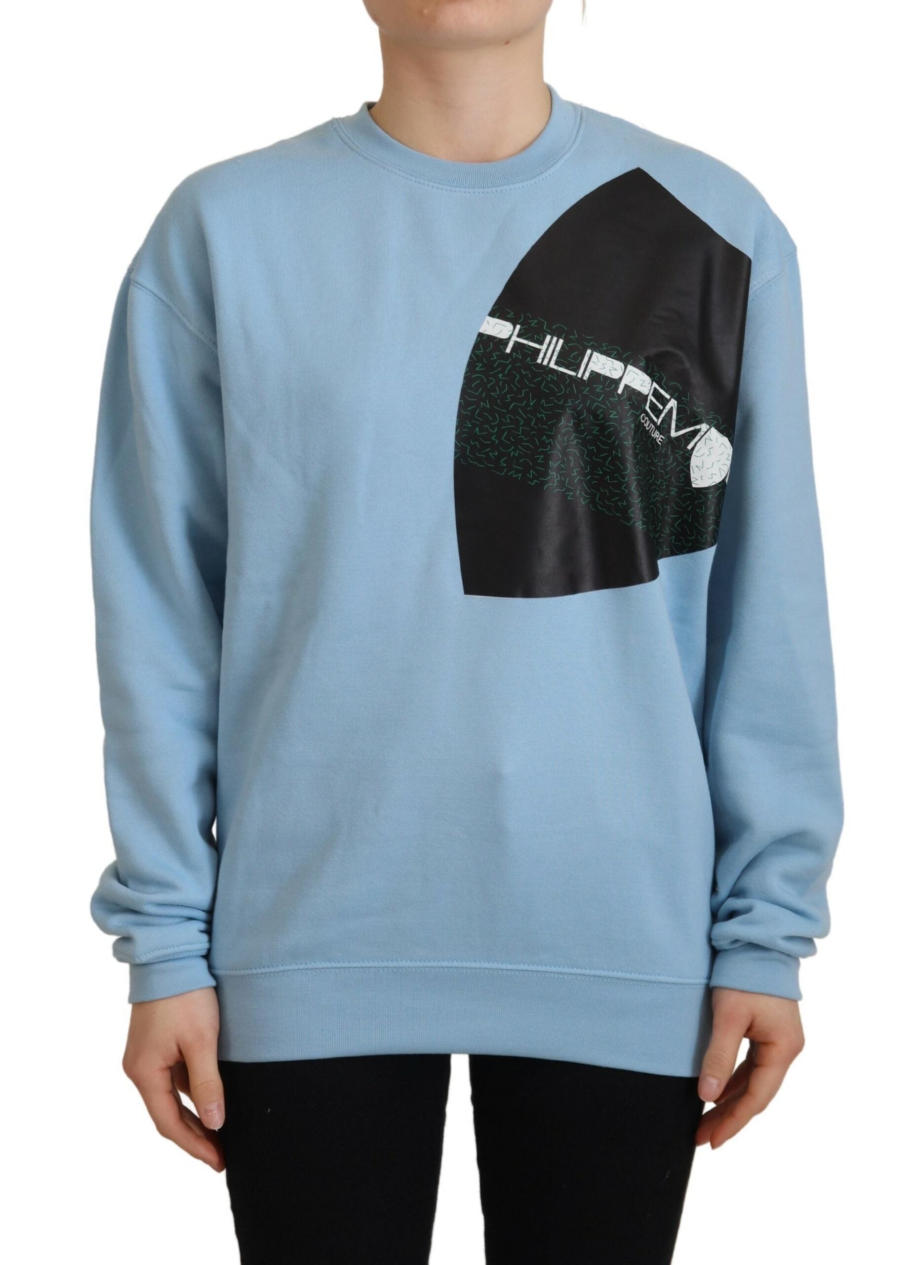 Pull Philippe Model à manches longues bleu clair