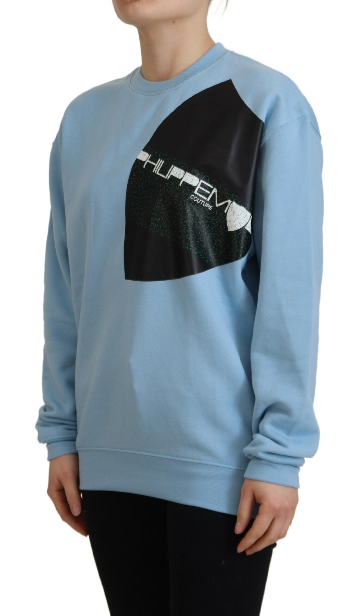 Pull Philippe Model à manches longues bleu clair