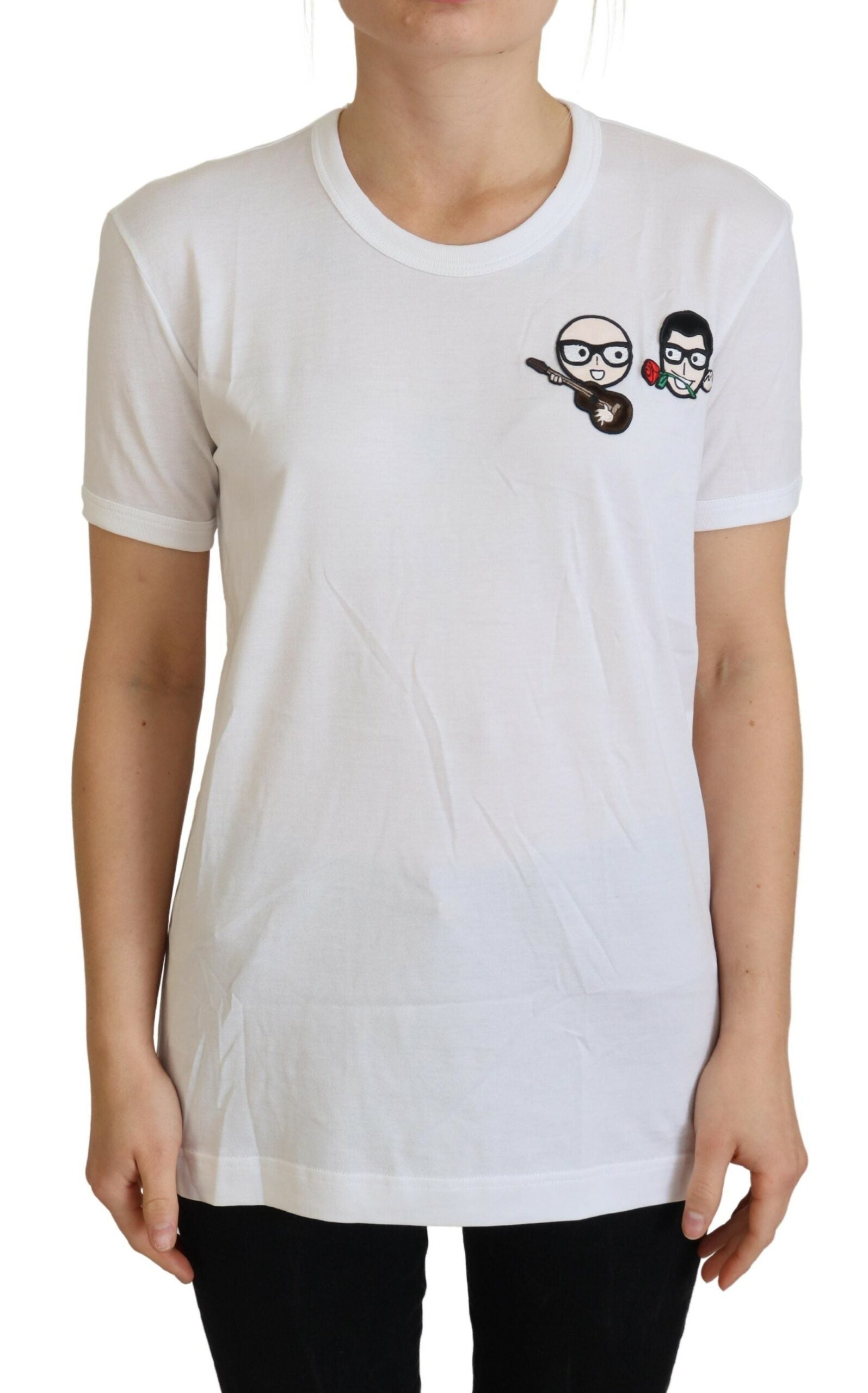 T-shirt Dolce & Gabbana Crewneck blanc