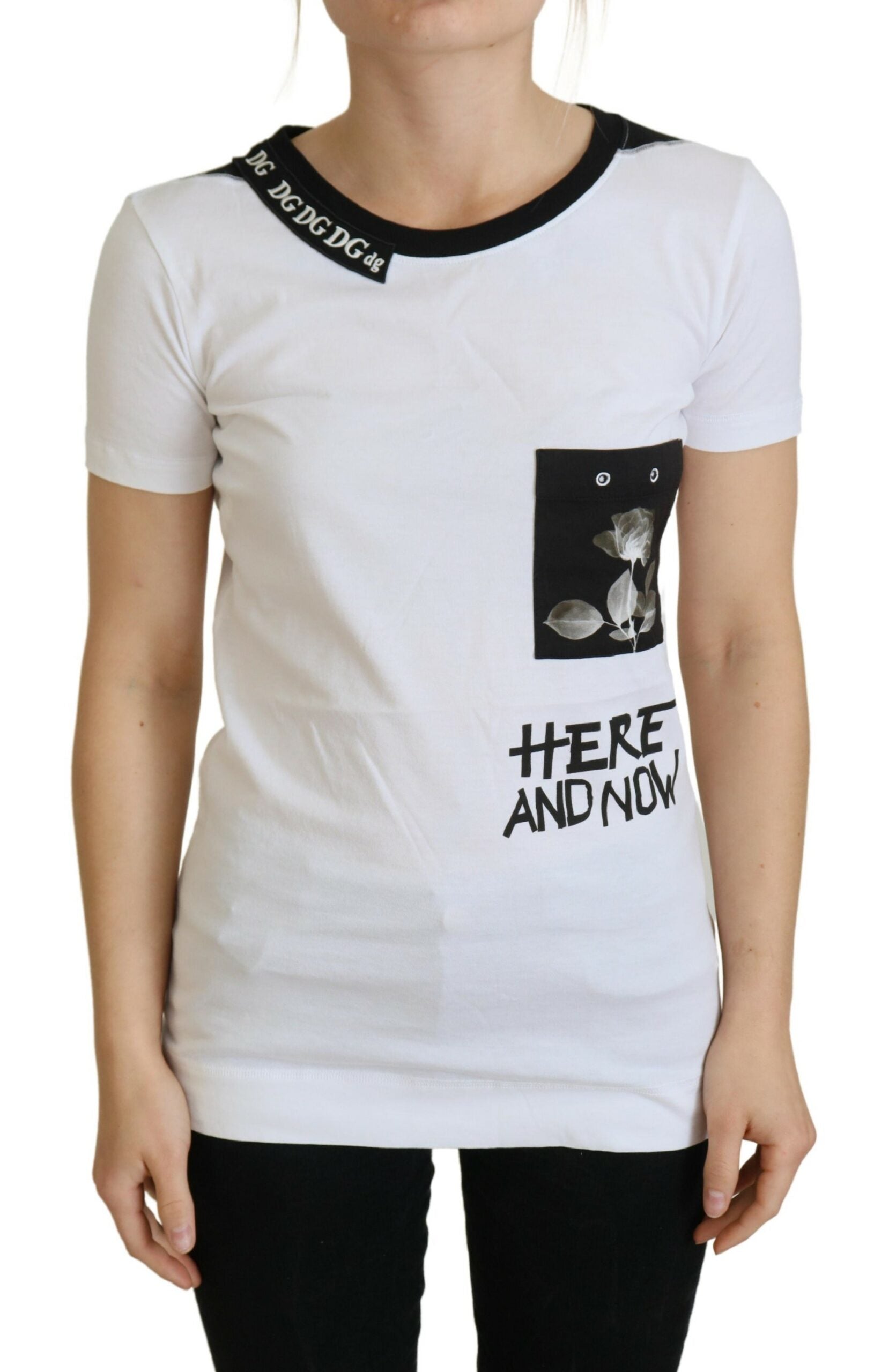 T-shirt Dolce & Gabbana Crew Neck blanc