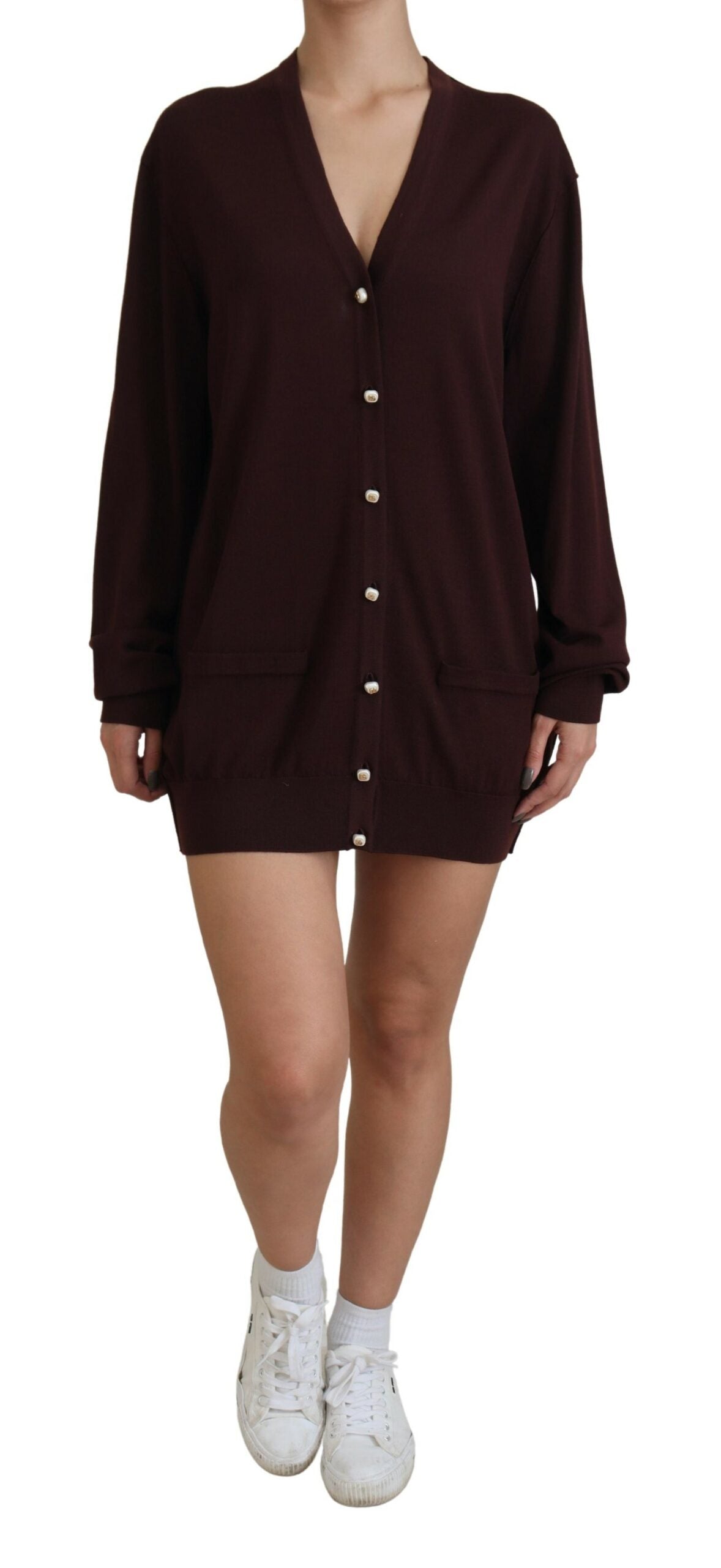 Cardigan Dolce & Gabbana maroon