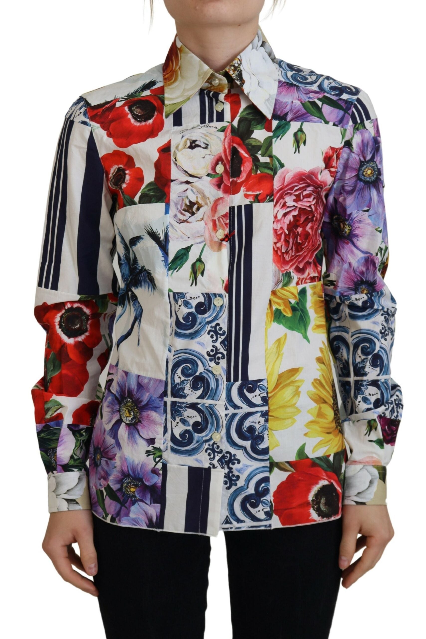 Blouse Dolce & Gabbana multicolore fleurs