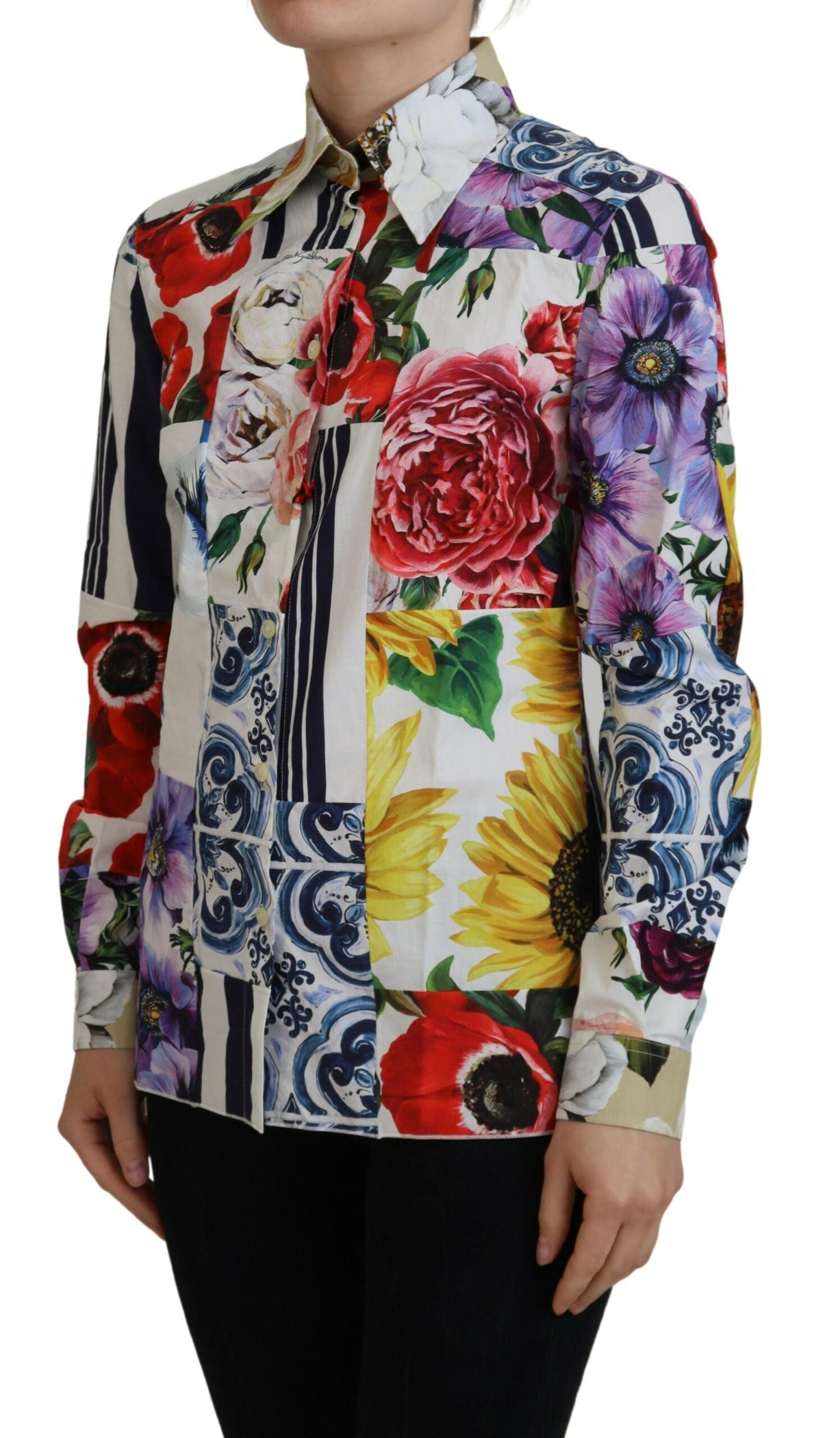 Blouse Dolce & Gabbana multicolore fleurs