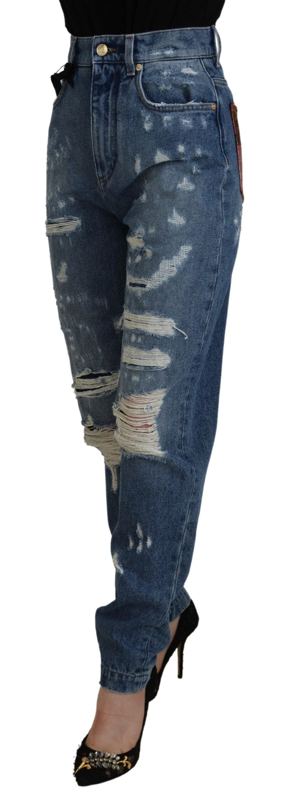 Jeans Dolce & Gabbana tressés bleus