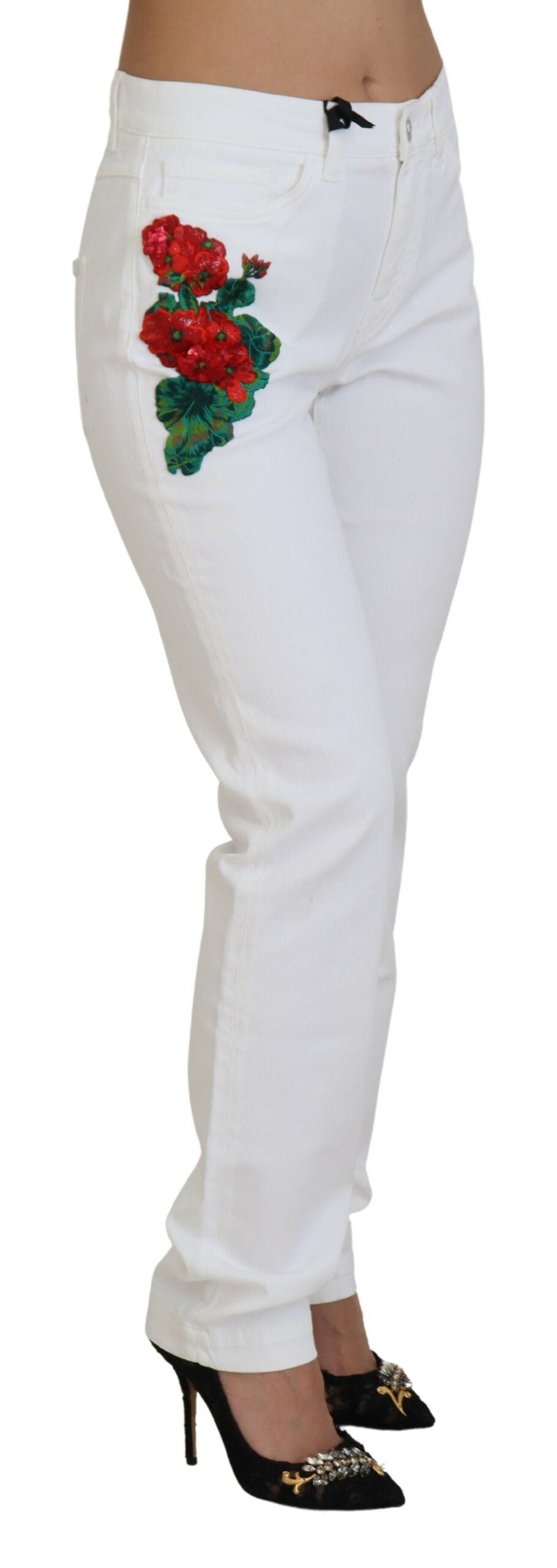 Jeans Dolce & Gabbana blancs