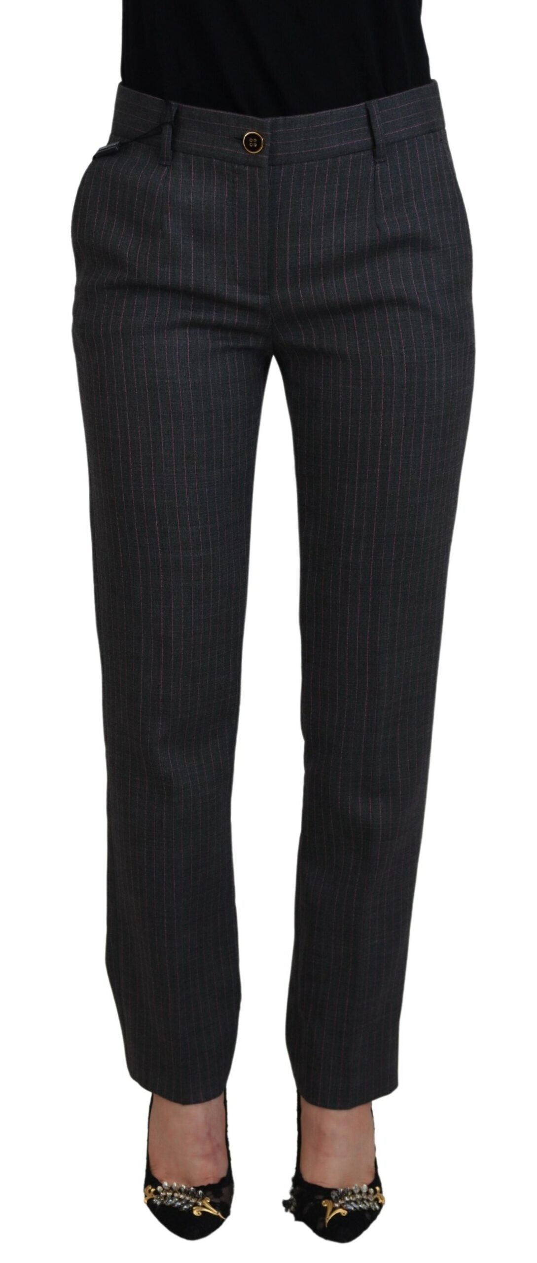 Pantalons Dolce & Gabbana à rayures grises
