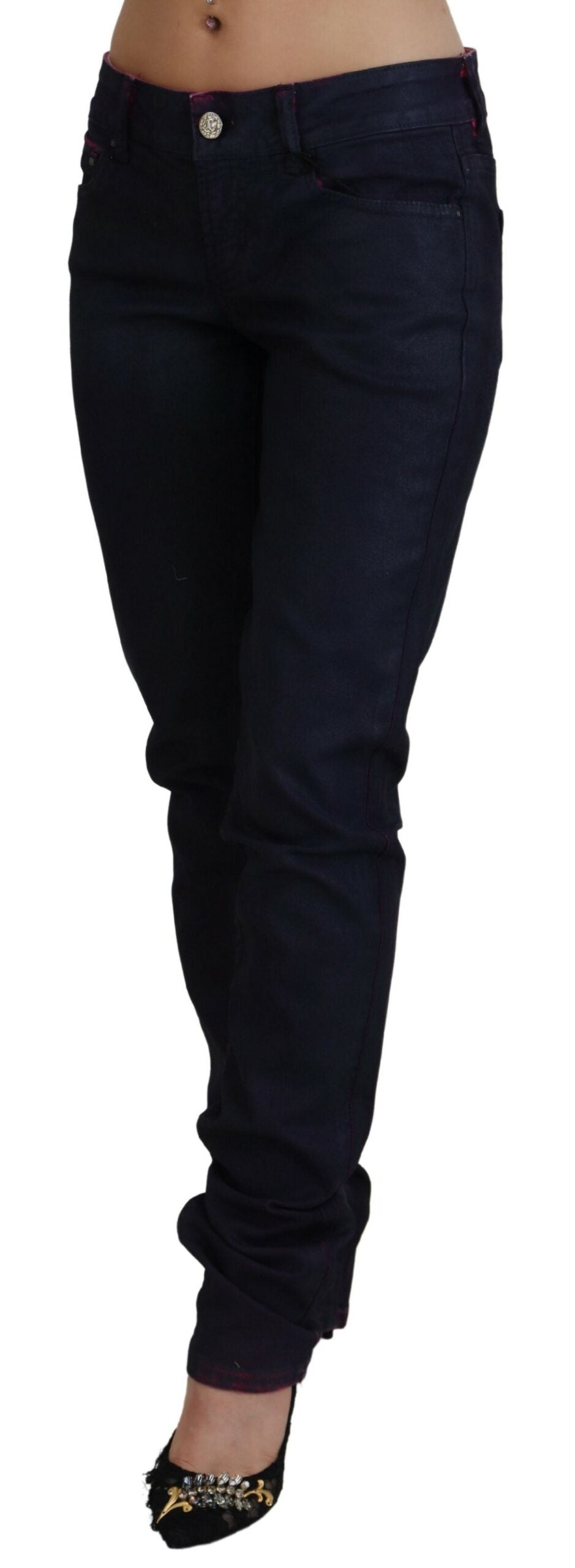 Pantalon Just Cavalli bas taille noir