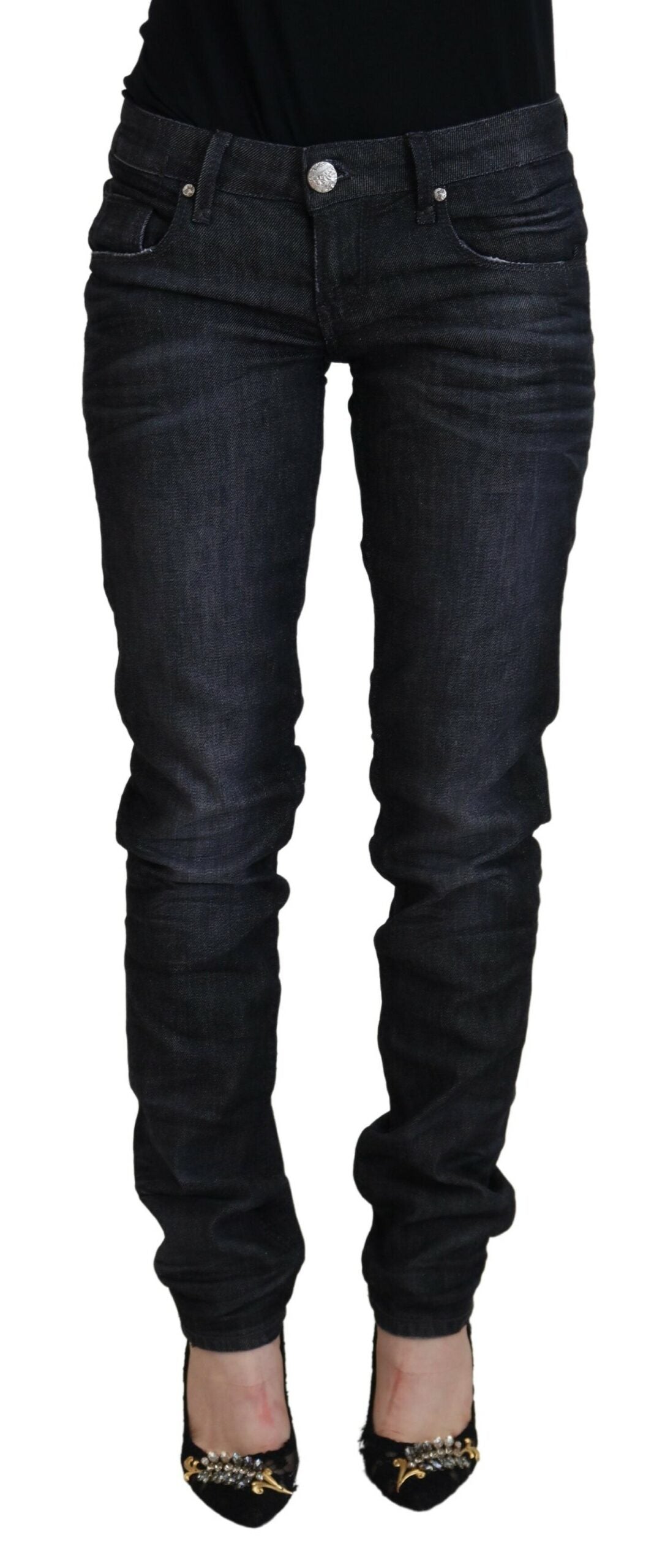Pantalon ACHT Low Waist noirs
