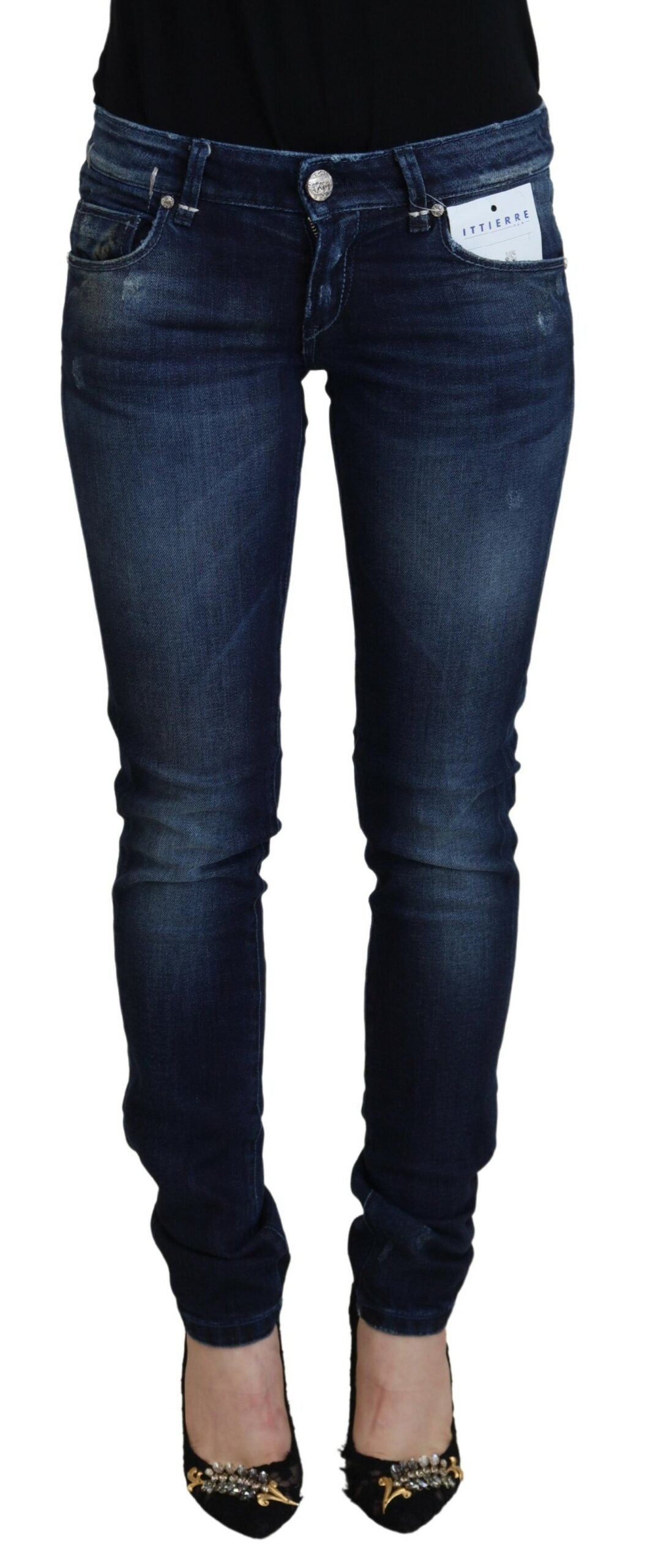 Jean ACHT Low Waist bleu