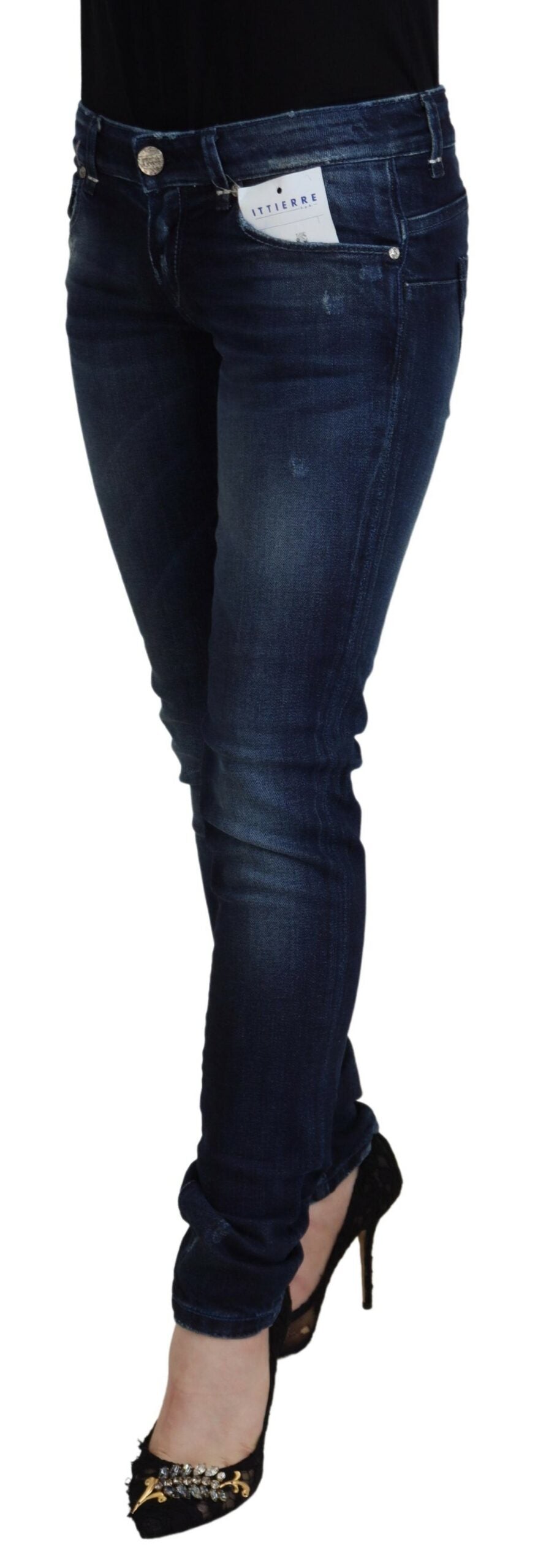 Jean ACHT Low Waist bleu