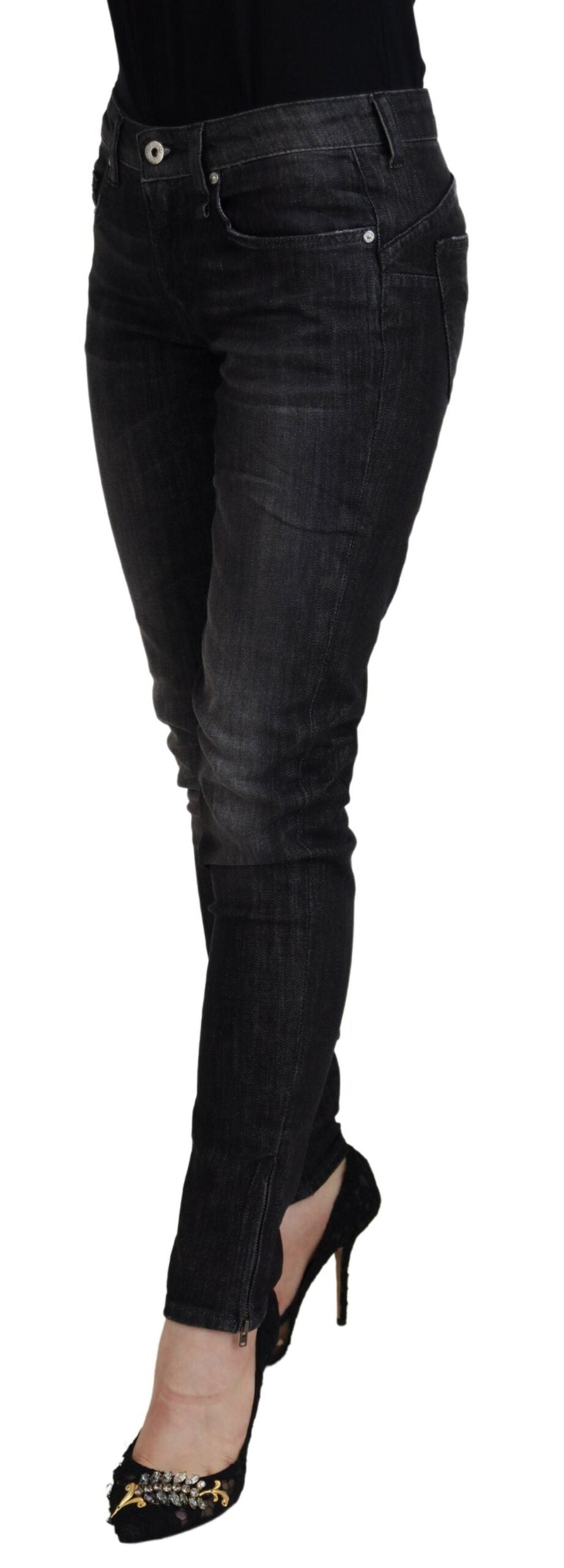 Jean fiorucci bas taille noirs