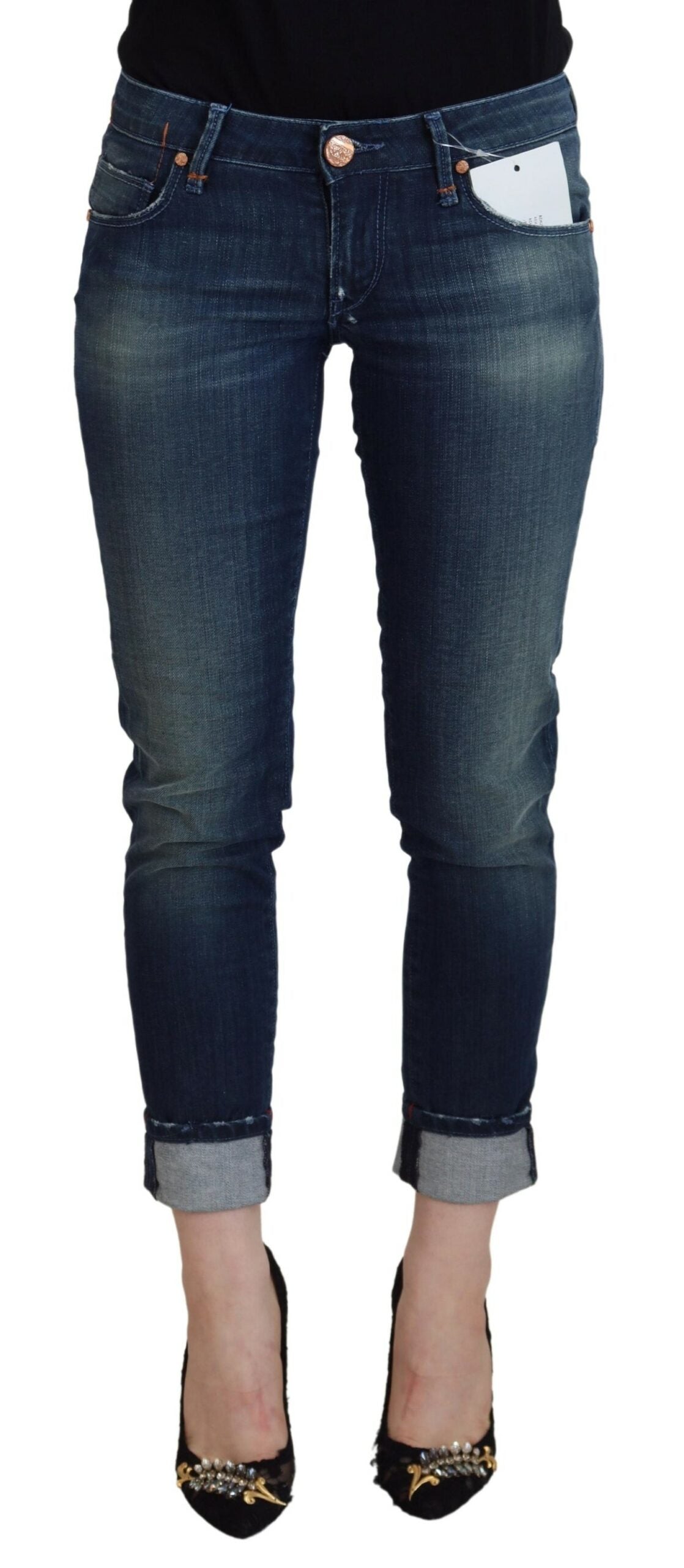 Jean Acht Slim Fit bleu
