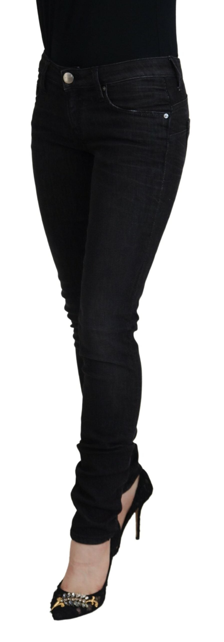 Pantalon ACHT Slim Fit noir