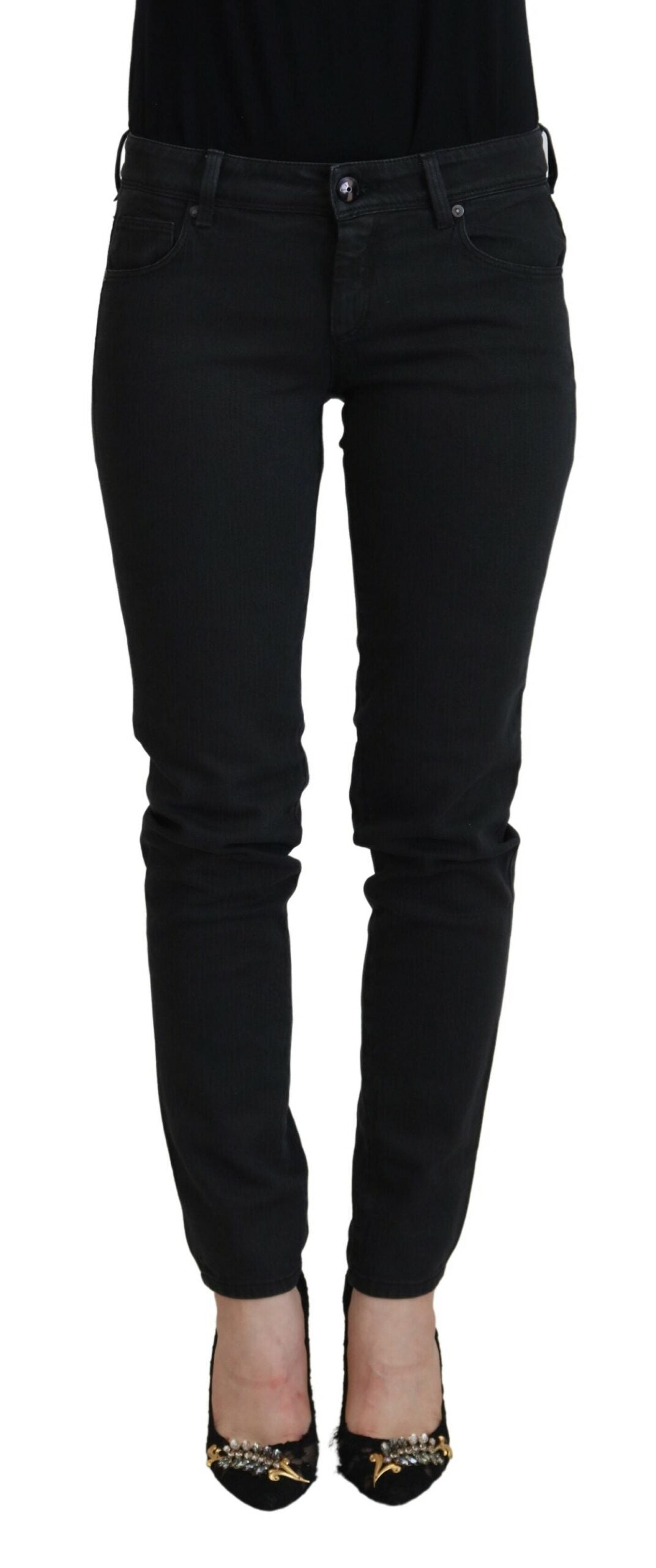 Jeans Ermanno Scervino skinny noirs