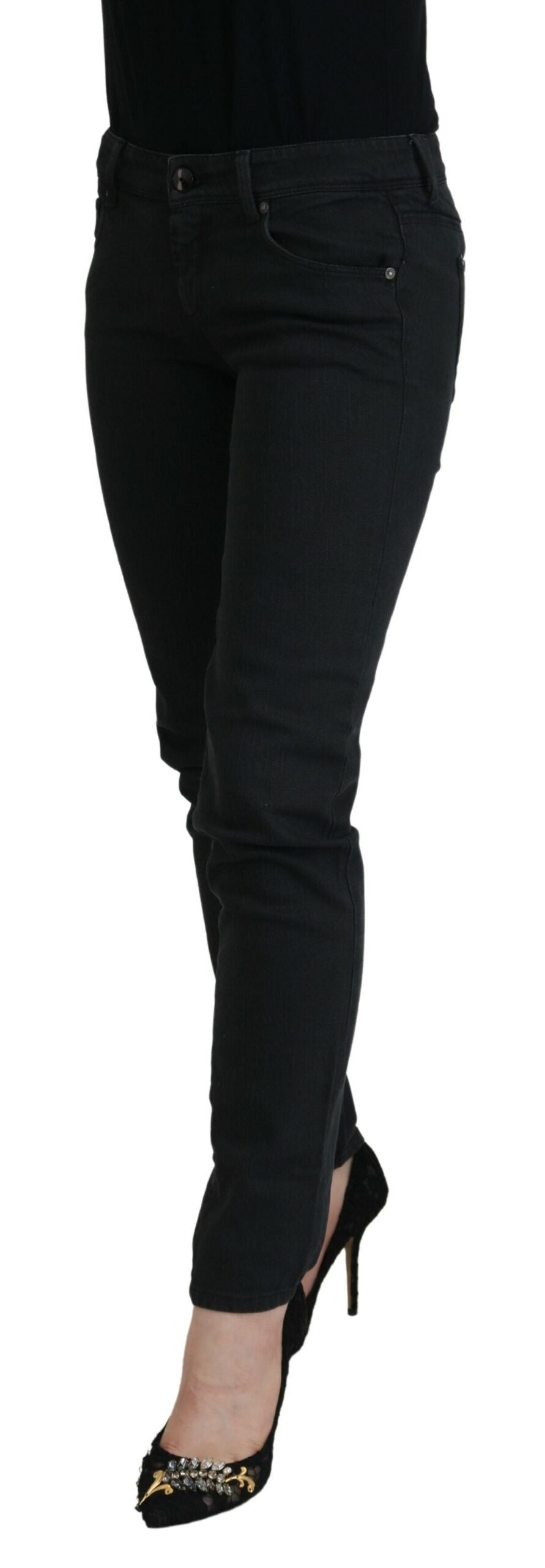 Jeans Ermanno Scervino skinny noirs