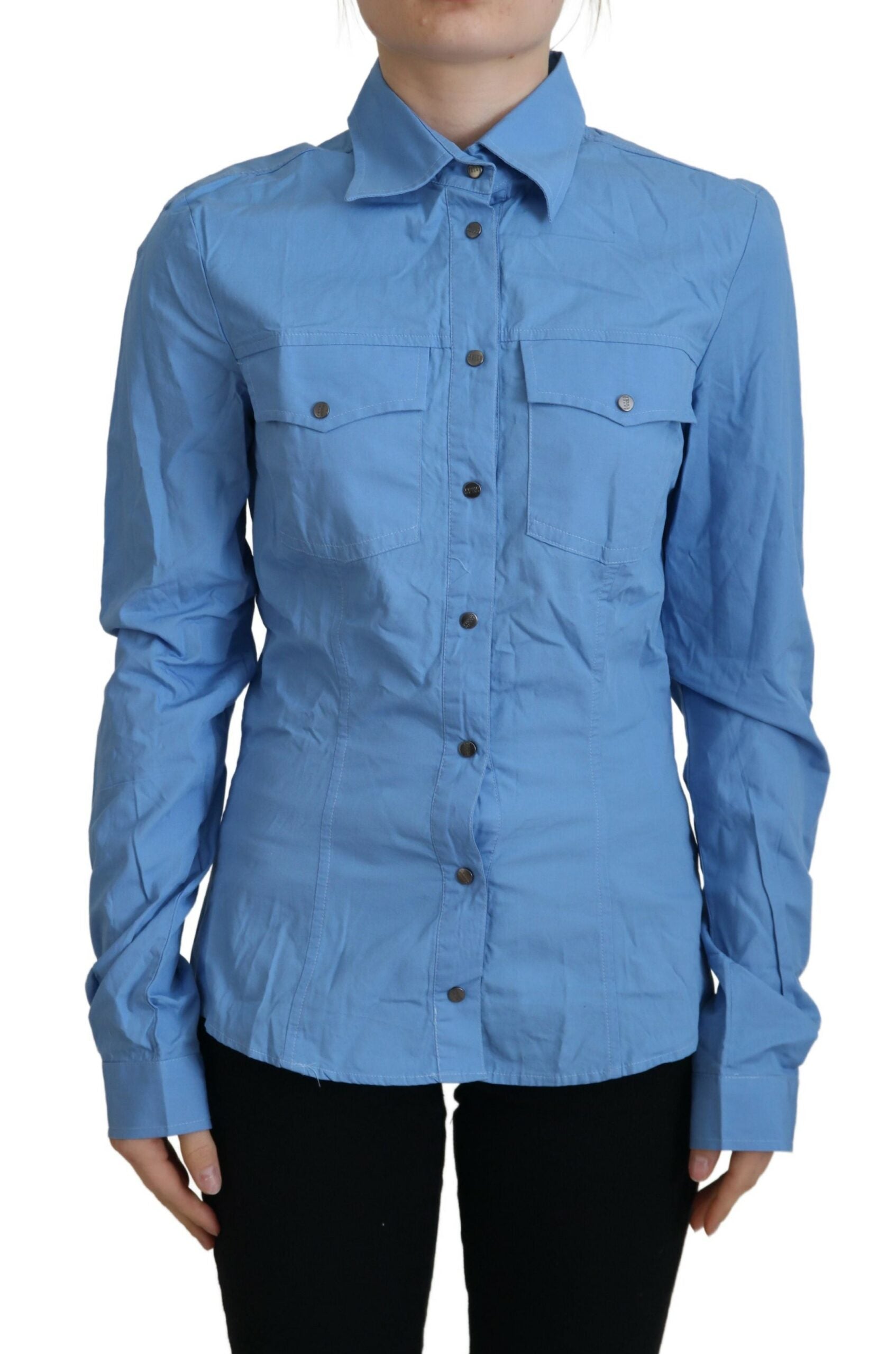 Chemise Ferre Jeans col bleu